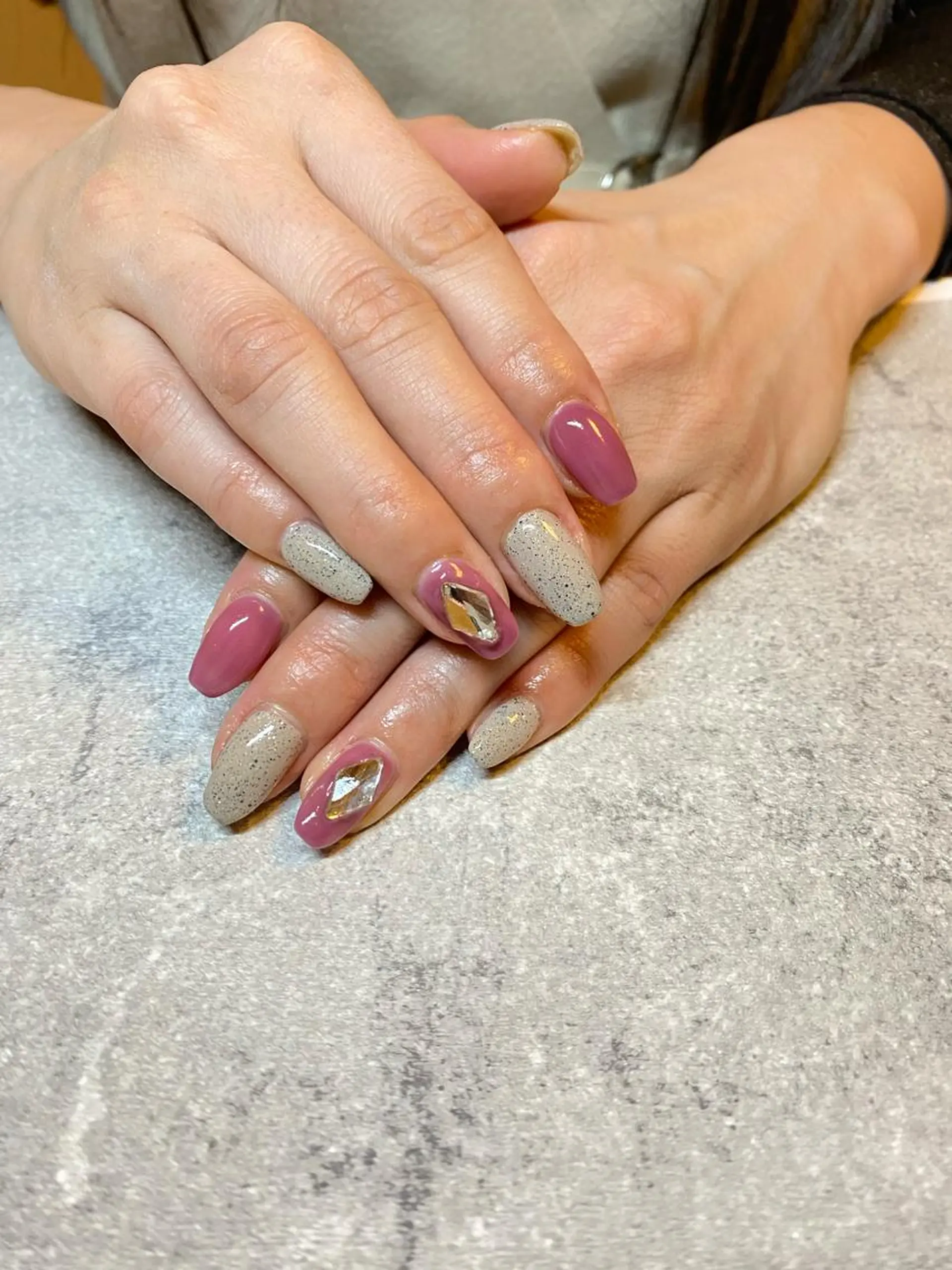 ネイル 韓国ネイル ワンカラーネイル ハンドネイル LIll nailのネイルデザイン