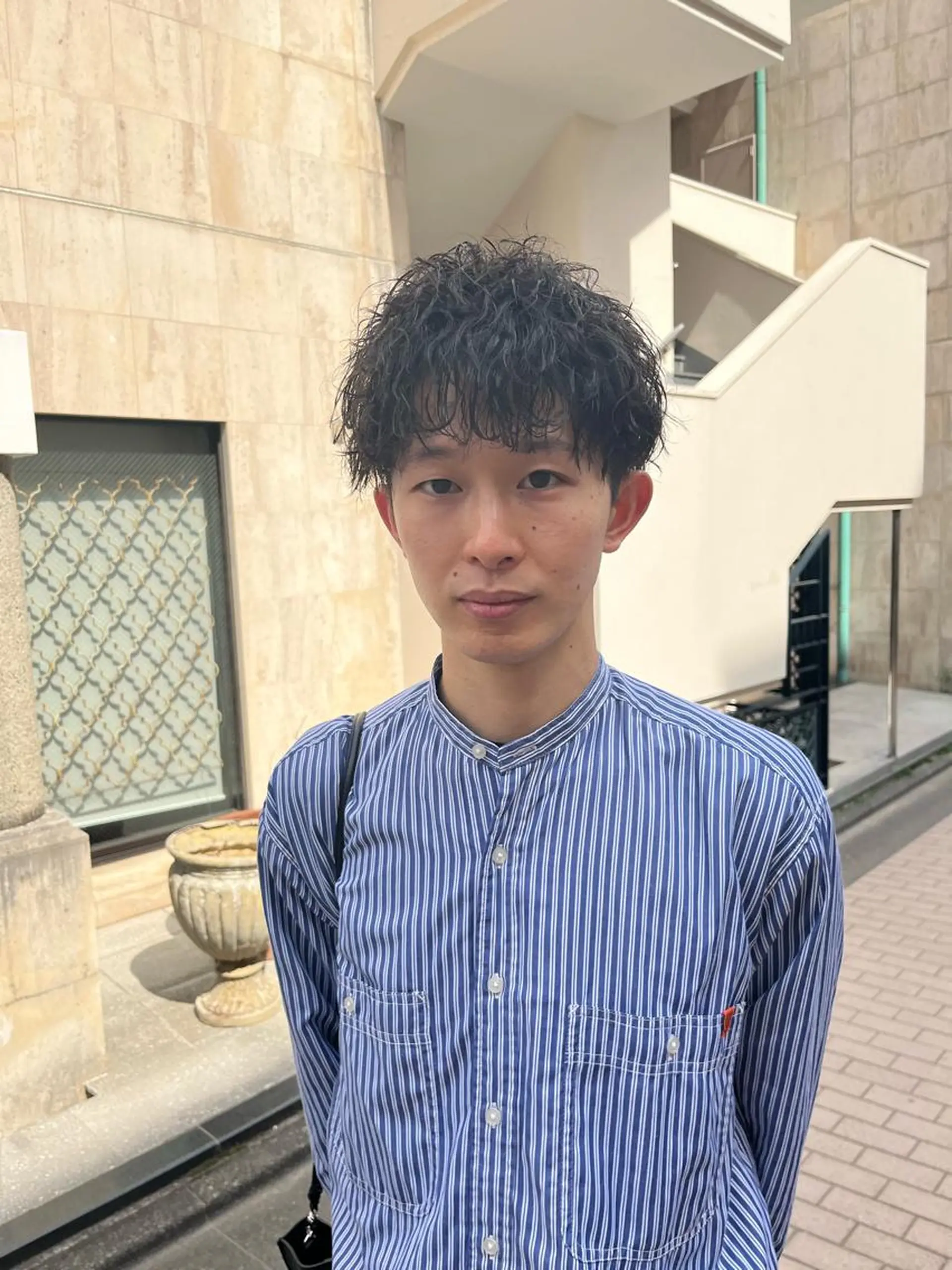 パーマ メンズ メンズパーマ 波巻きパーマ スパイラルパーマ カット パーマ トリートメント ✨メンズスタイル✨ Daiのヘアスタイル