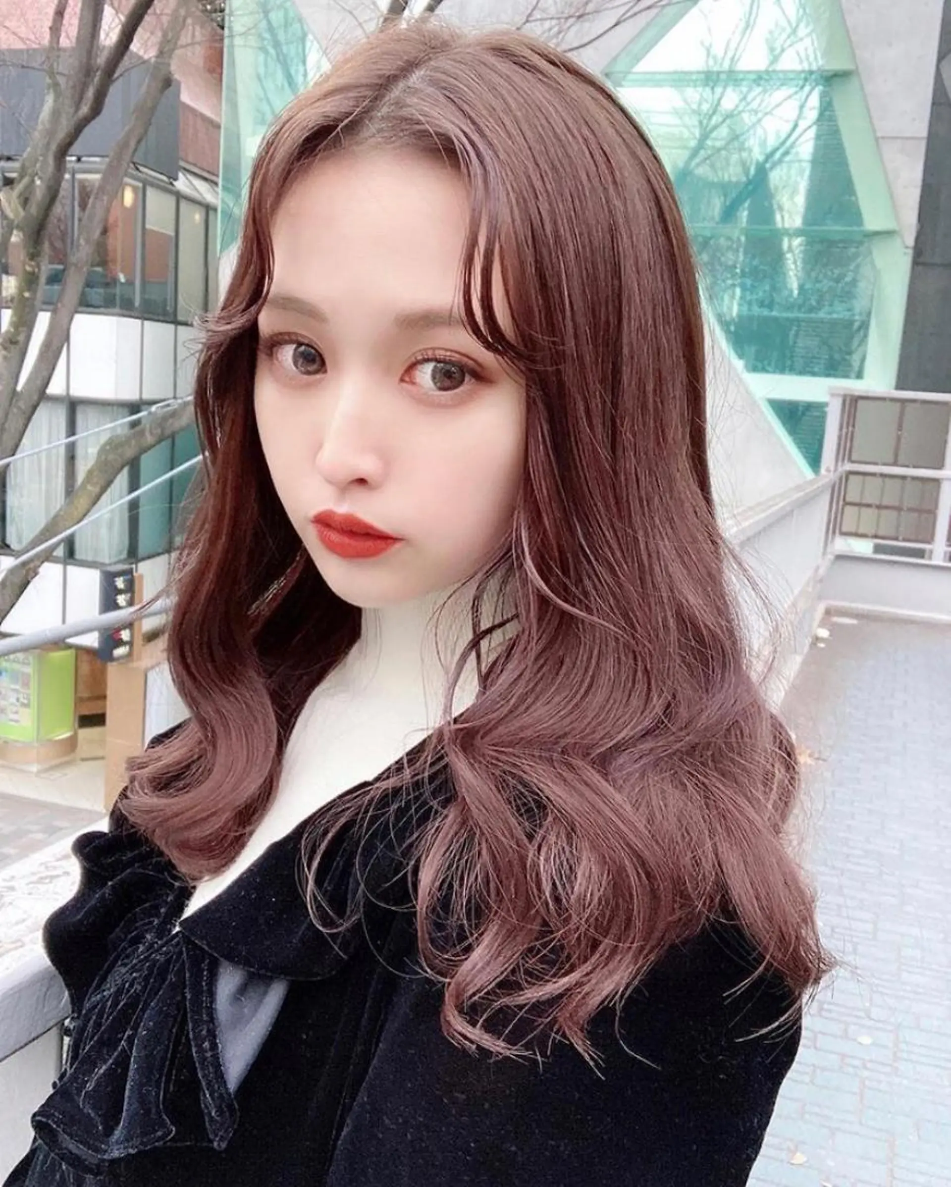 セミロング カラー 韓国風ヘア カット ヘアカラー トリートメント Roid 代表✨HIROのヘアスタイル