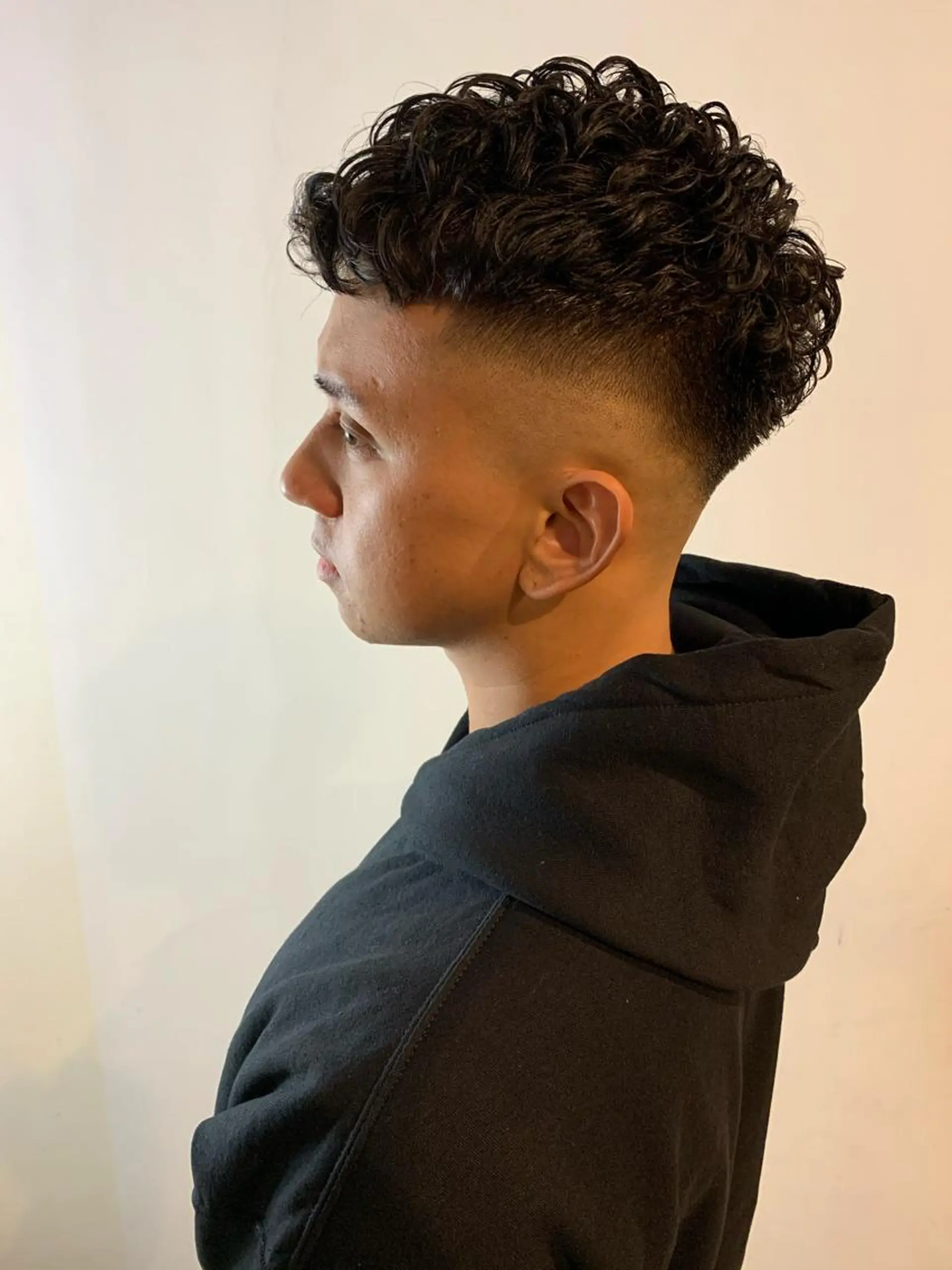 ショート パーマ メンズ HIROGINZAプレミアムバーバー赤坂店所属・田中 千恩のヘアスタイル