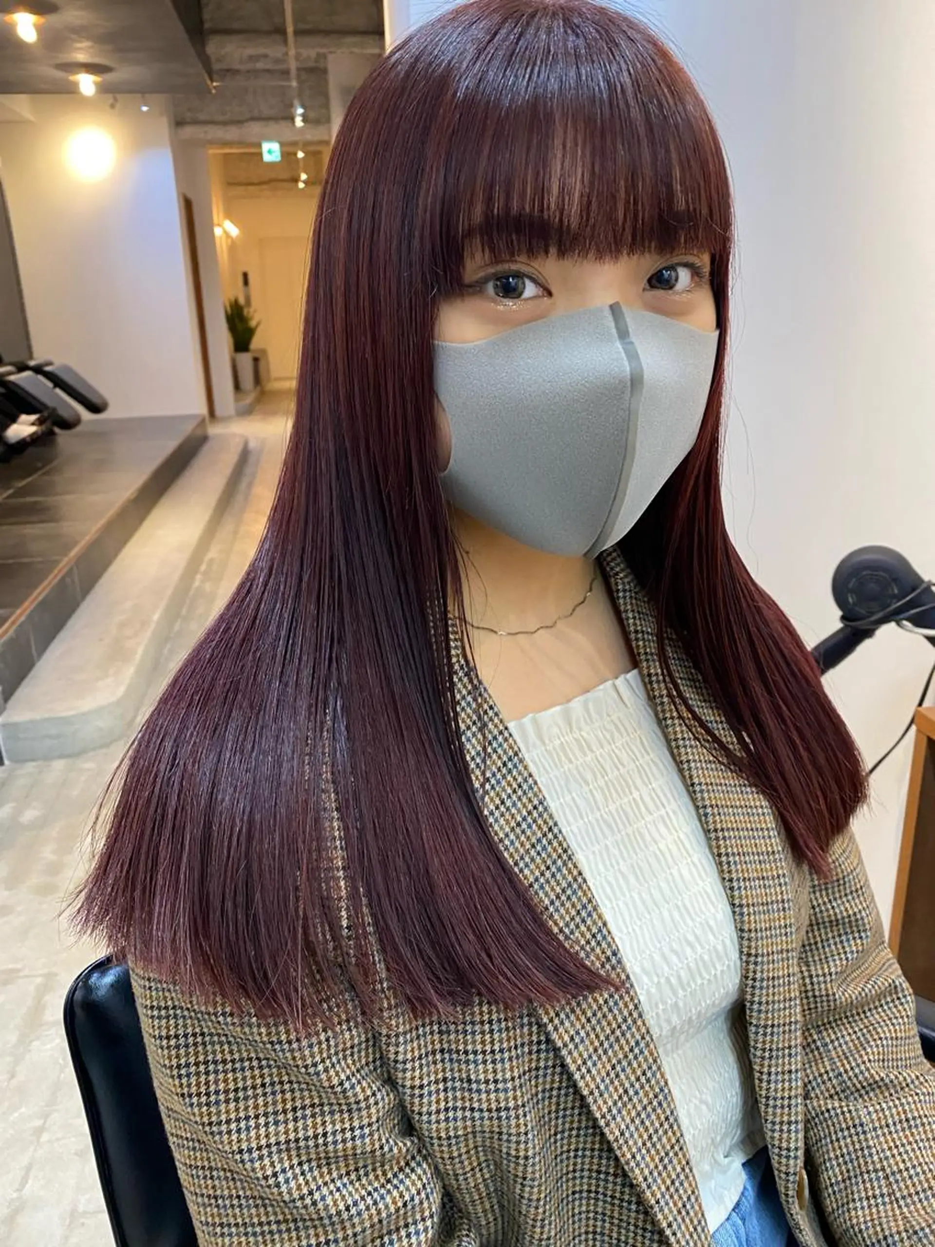 ロング カラー 砂原 ひよりのヘアスタイル