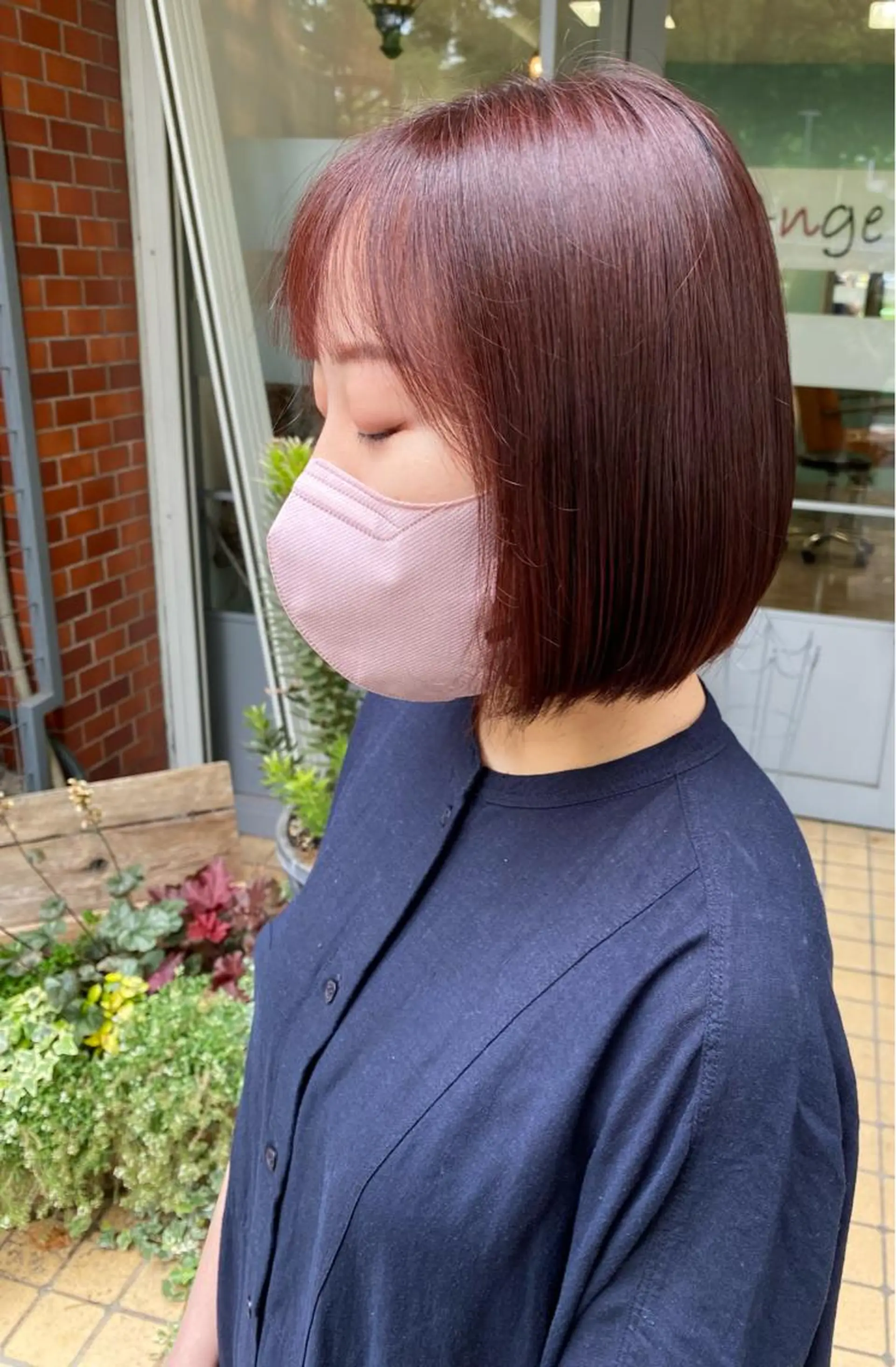 ミディアム 柳坪 まなのヘアスタイル