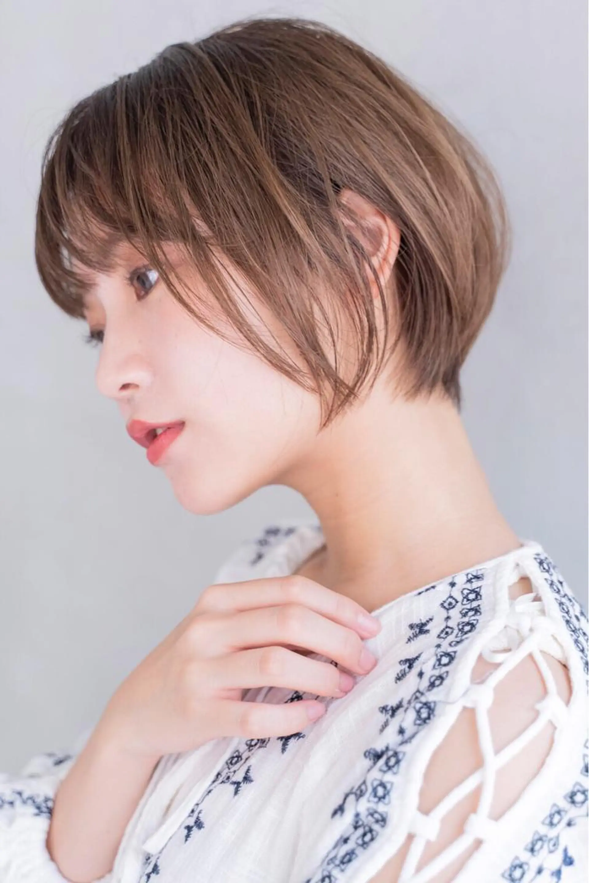 ショート カラー パーマ 💘透明感カラー💘 沖本 将宏のヘアスタイル