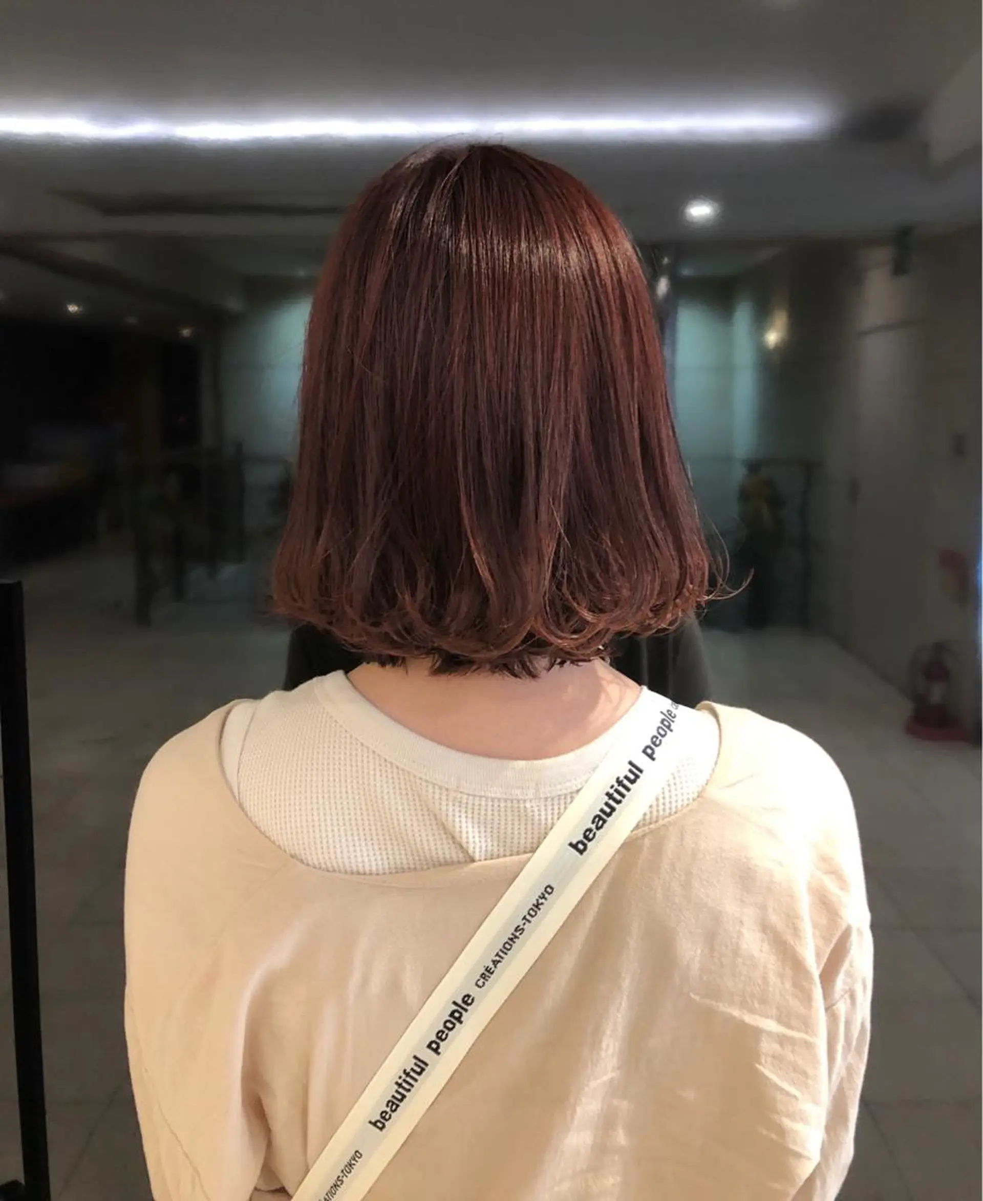 ショート カラー ブリーチ ブリーチなしカラー ボブ/ミニボブ/ 立河今日子のヘアスタイル