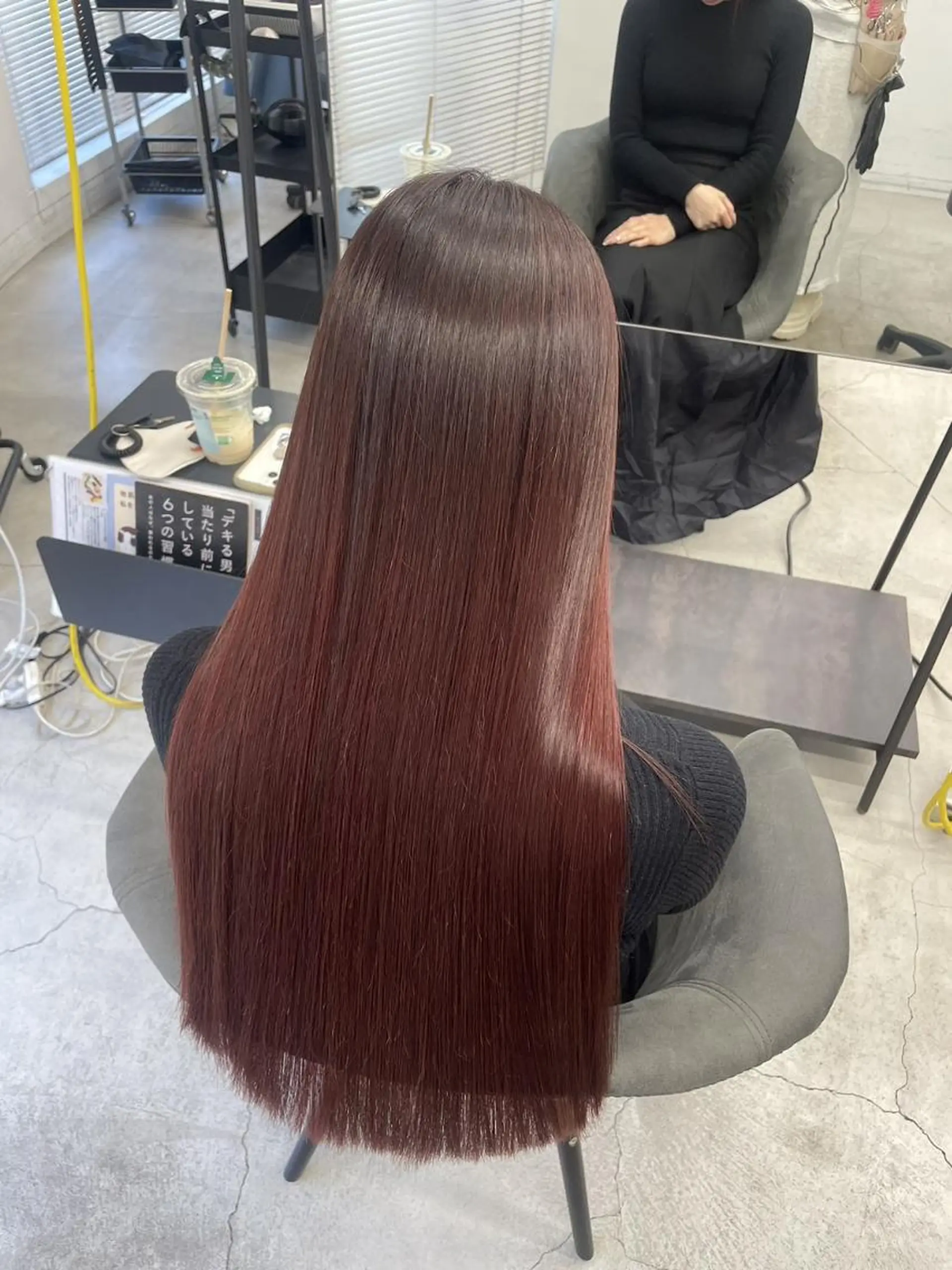 ロング カラー ハイトーン特化/ 韓国風/梨緒💜のヘアスタイル