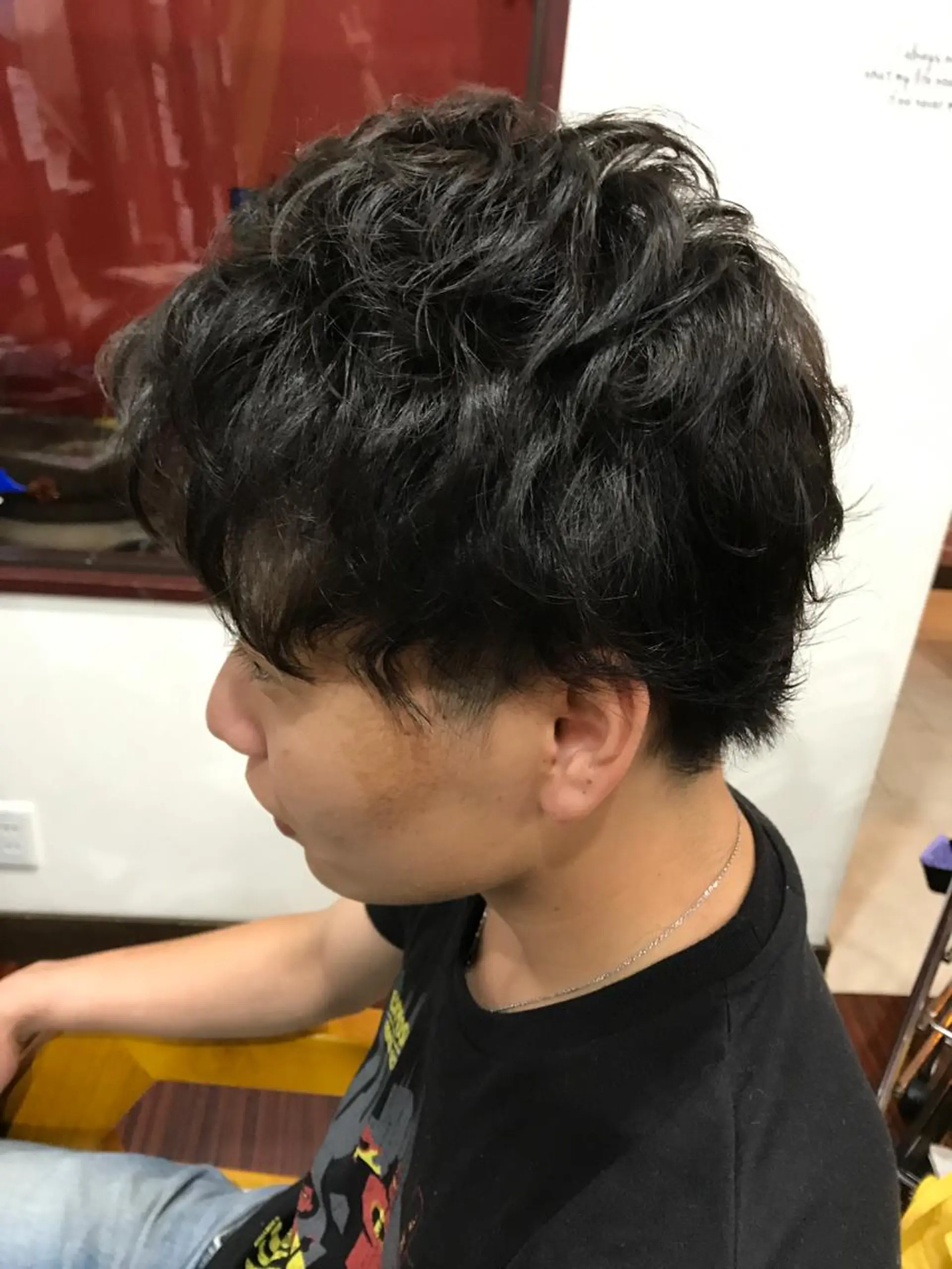 ショート パーマ メンズ WEST✂︎AKI HIRO✂︎大和高田のヘアスタイル