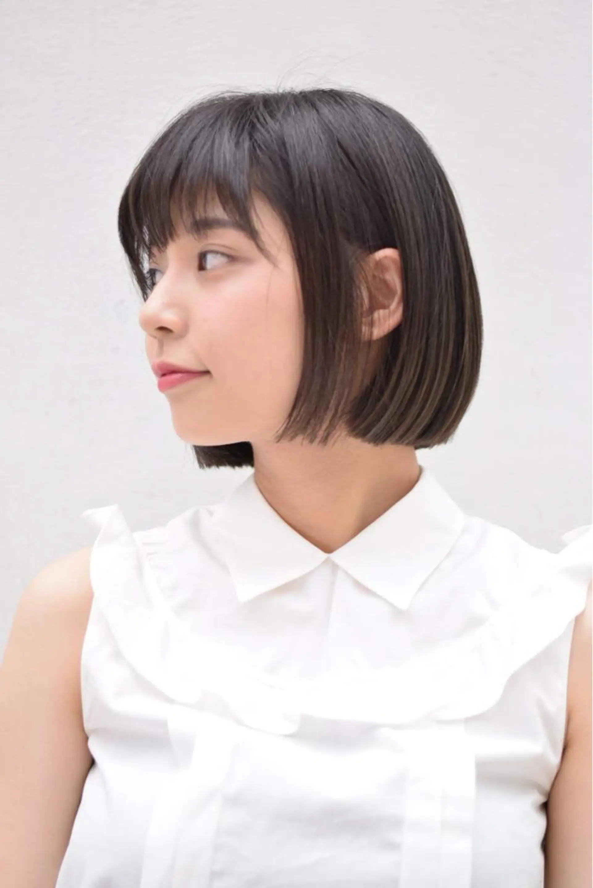 ミディアム ボブ メンズ特化 刈り上げない/金井のヘアスタイル