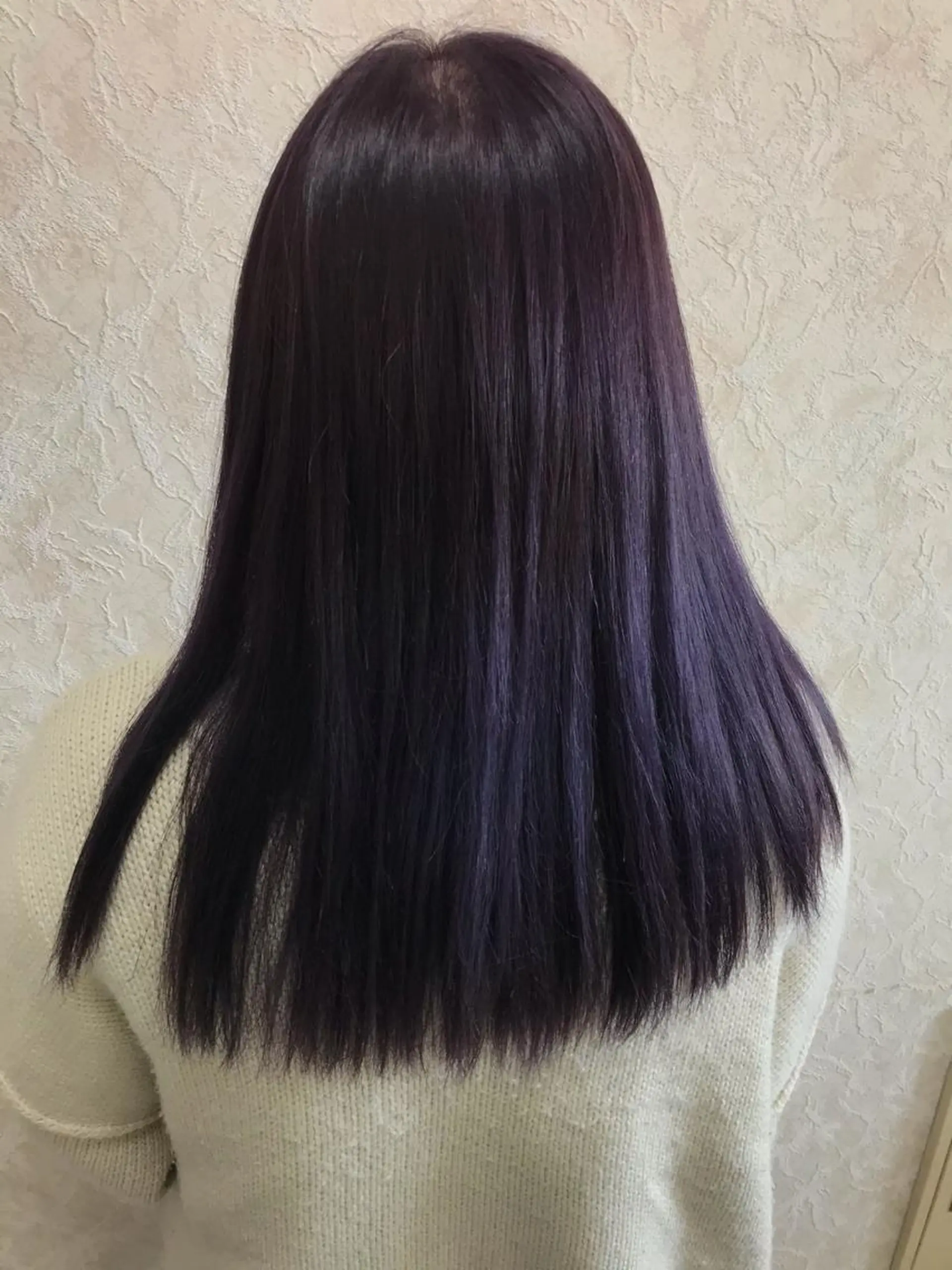 カラー バイオレットカラー ヘアカラー トリートメント ブリーチ/髪質改善/ レイヤー/YUTO‎のヘアスタイル