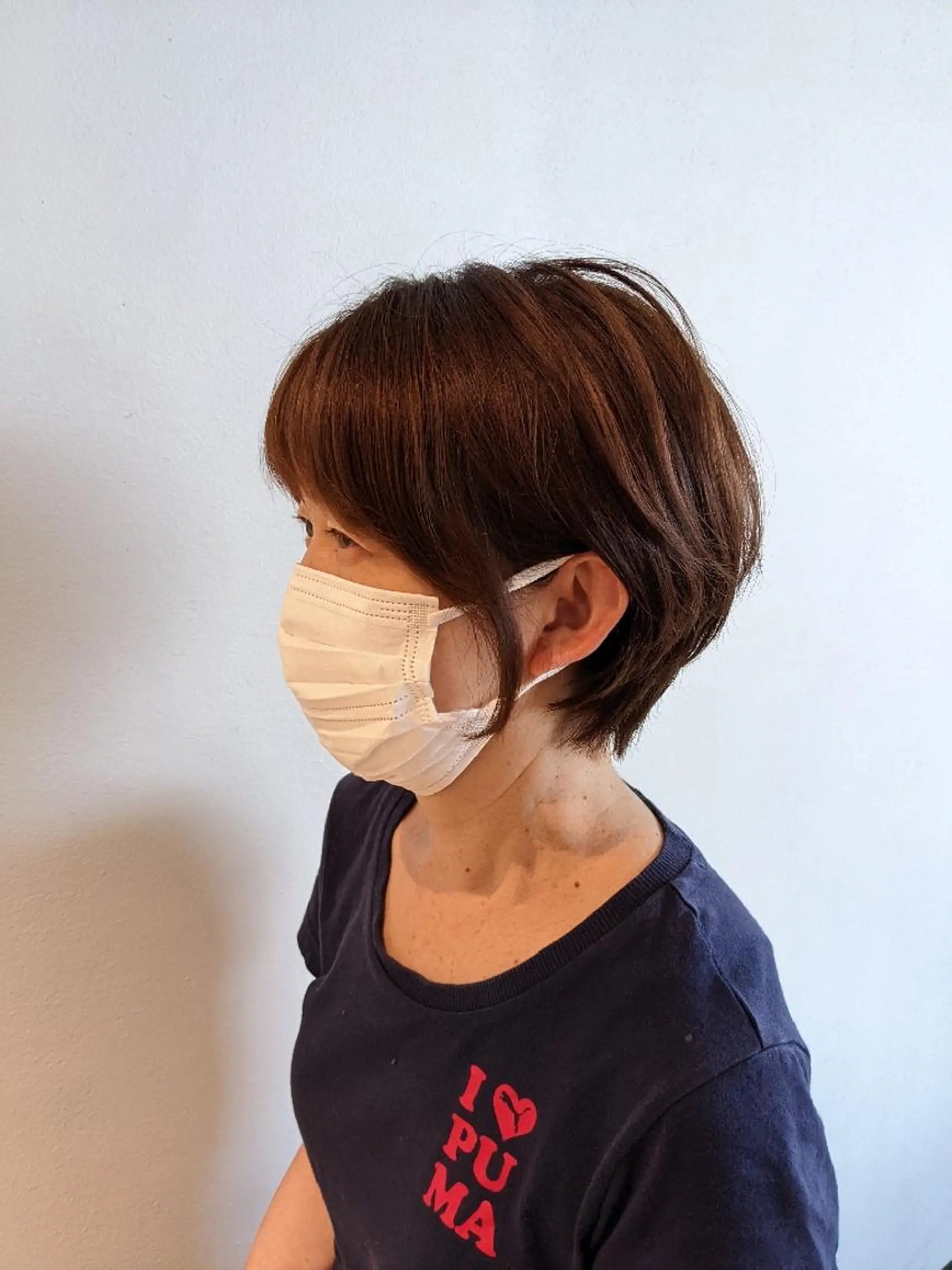 ショート 丸みショート ショートヘア カット ヘアカラー トリートメント newi 天王寺　 masakoのヘアスタイル