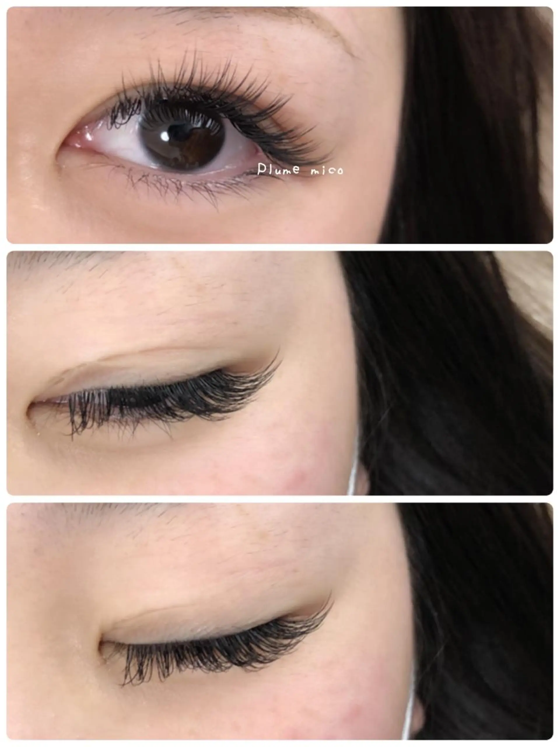 マツエク・マツパ マツエク Plume micoのマツエク・マツパデザイン