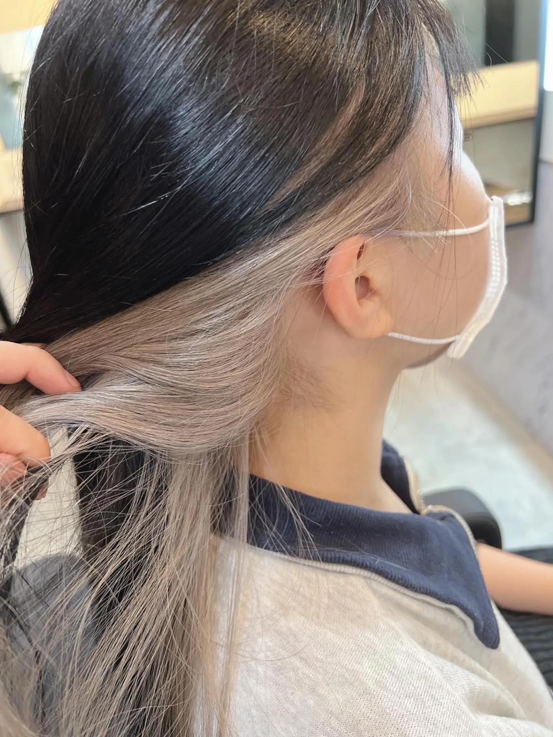 ミディアム カラー Anthurium 吹田💐のヘアスタイル