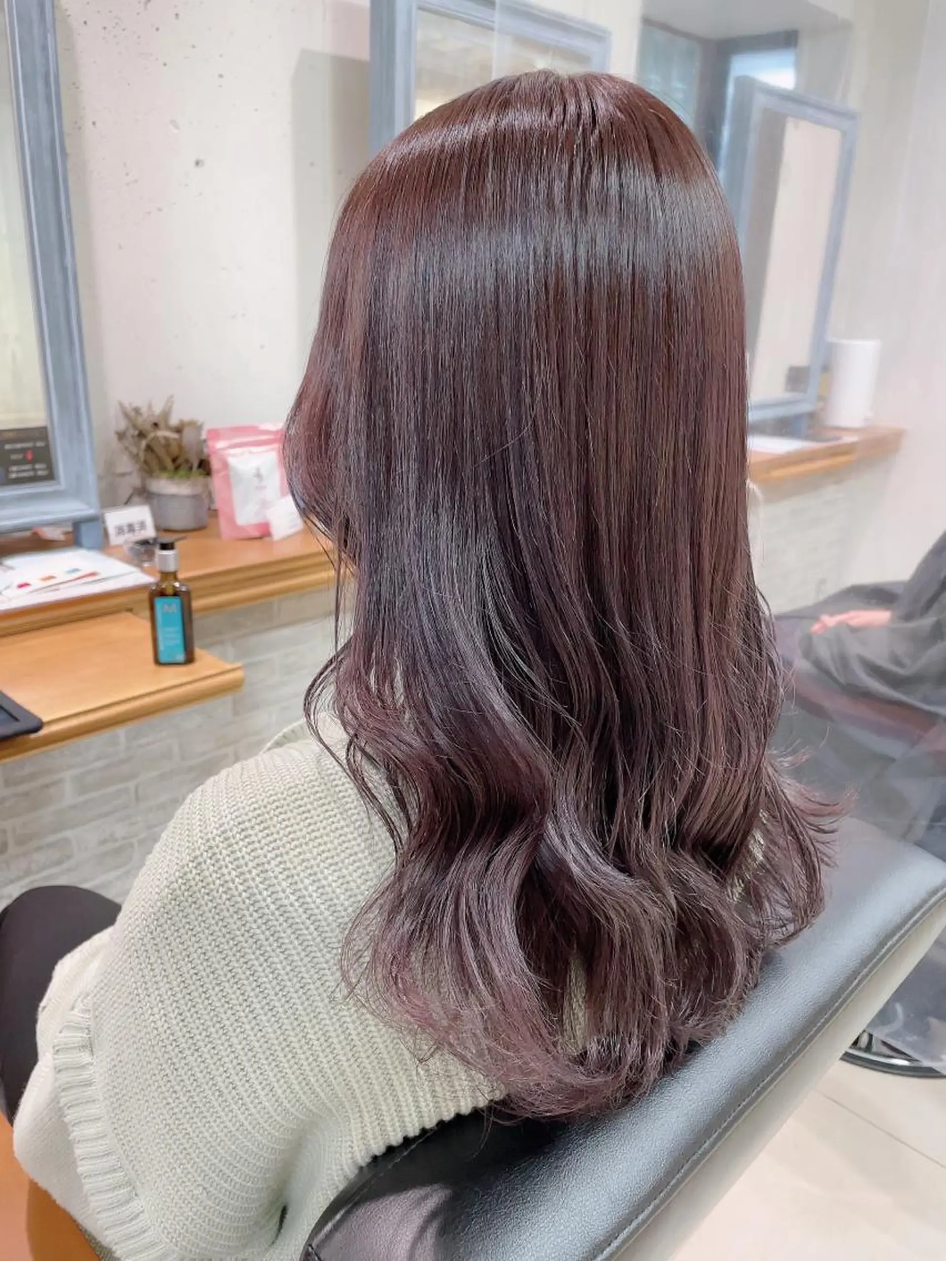 セミロング 韓国ヘア🇰🇷🎀 みきのヘアスタイル