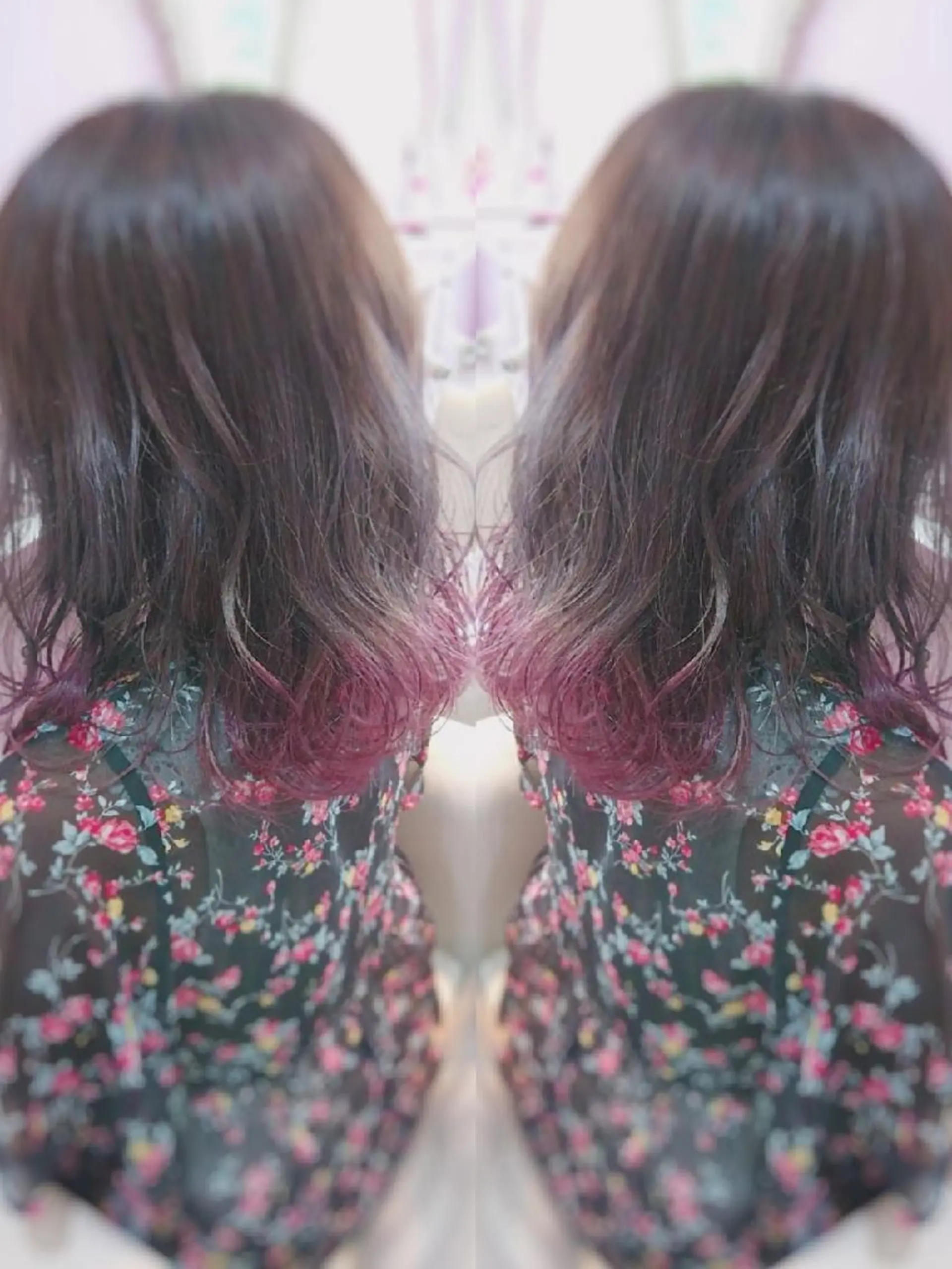 セミロング ナカシマ  アユミのヘアスタイル