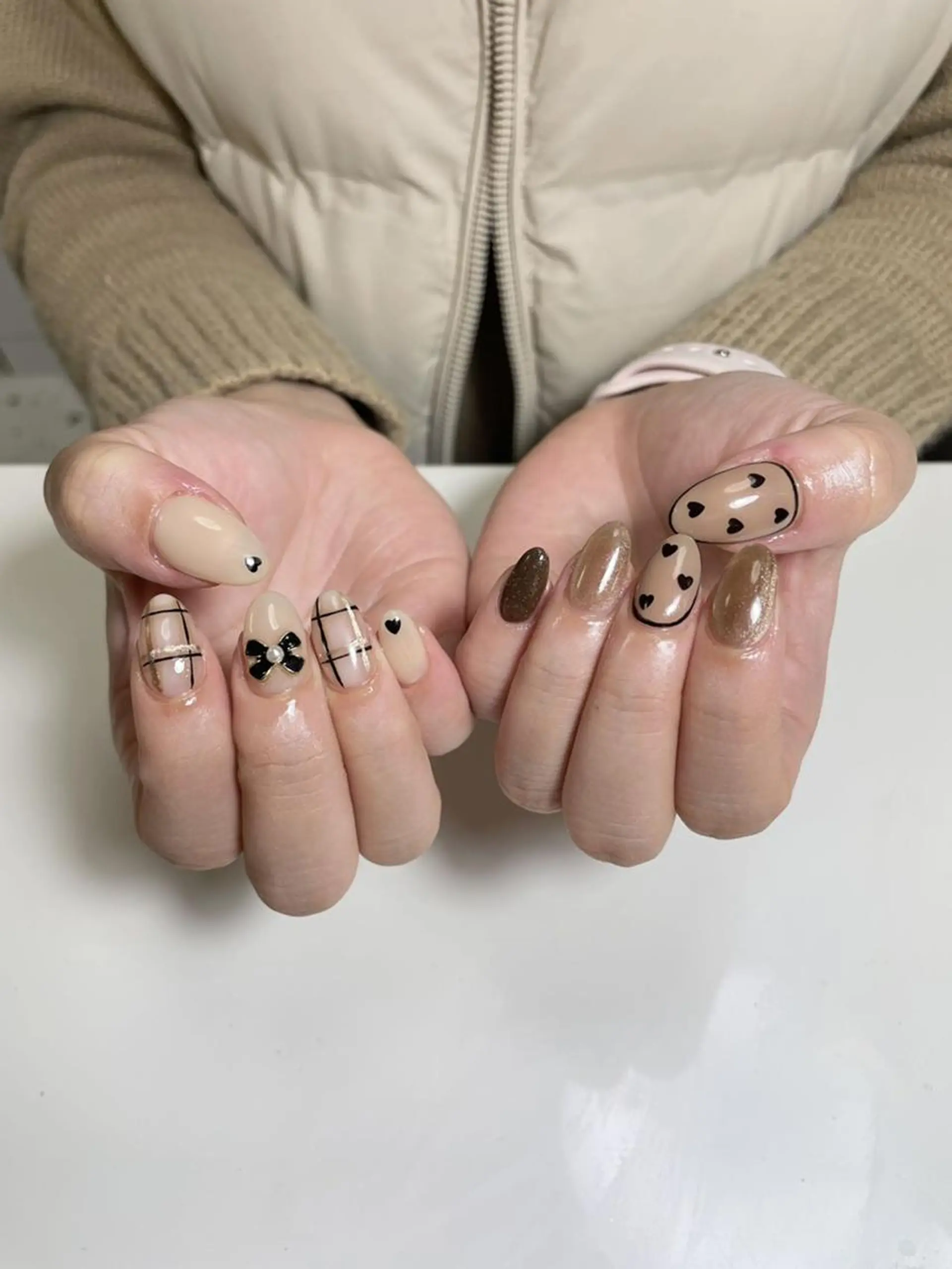 ネイル By moonネイル 🌷ワンホン/韓国風のネイルデザイン