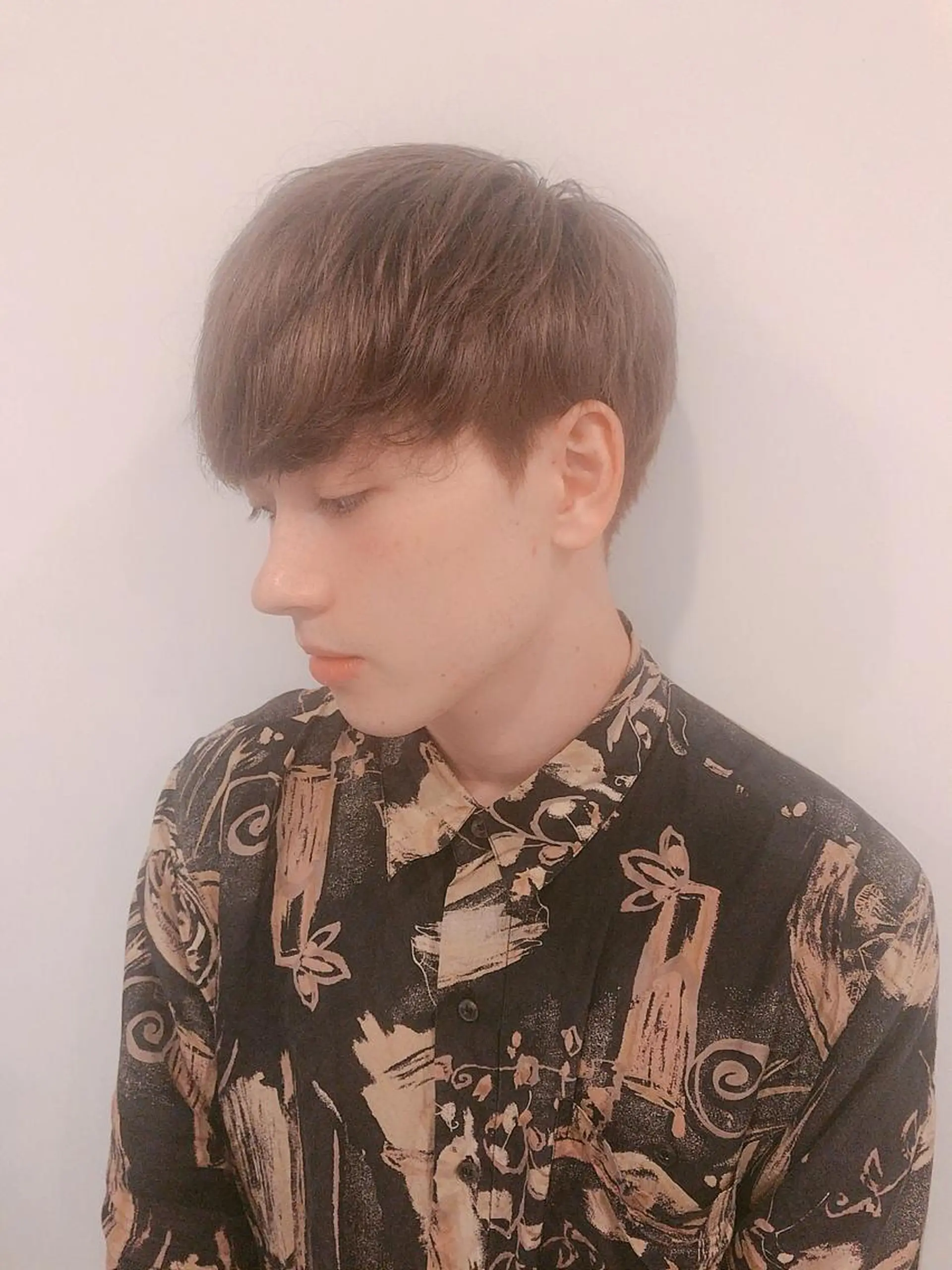 ショート カラー パーマ ヘアアレンジ メンズ カット ヘアカラー トリートメント ちこ .のヘアスタイル