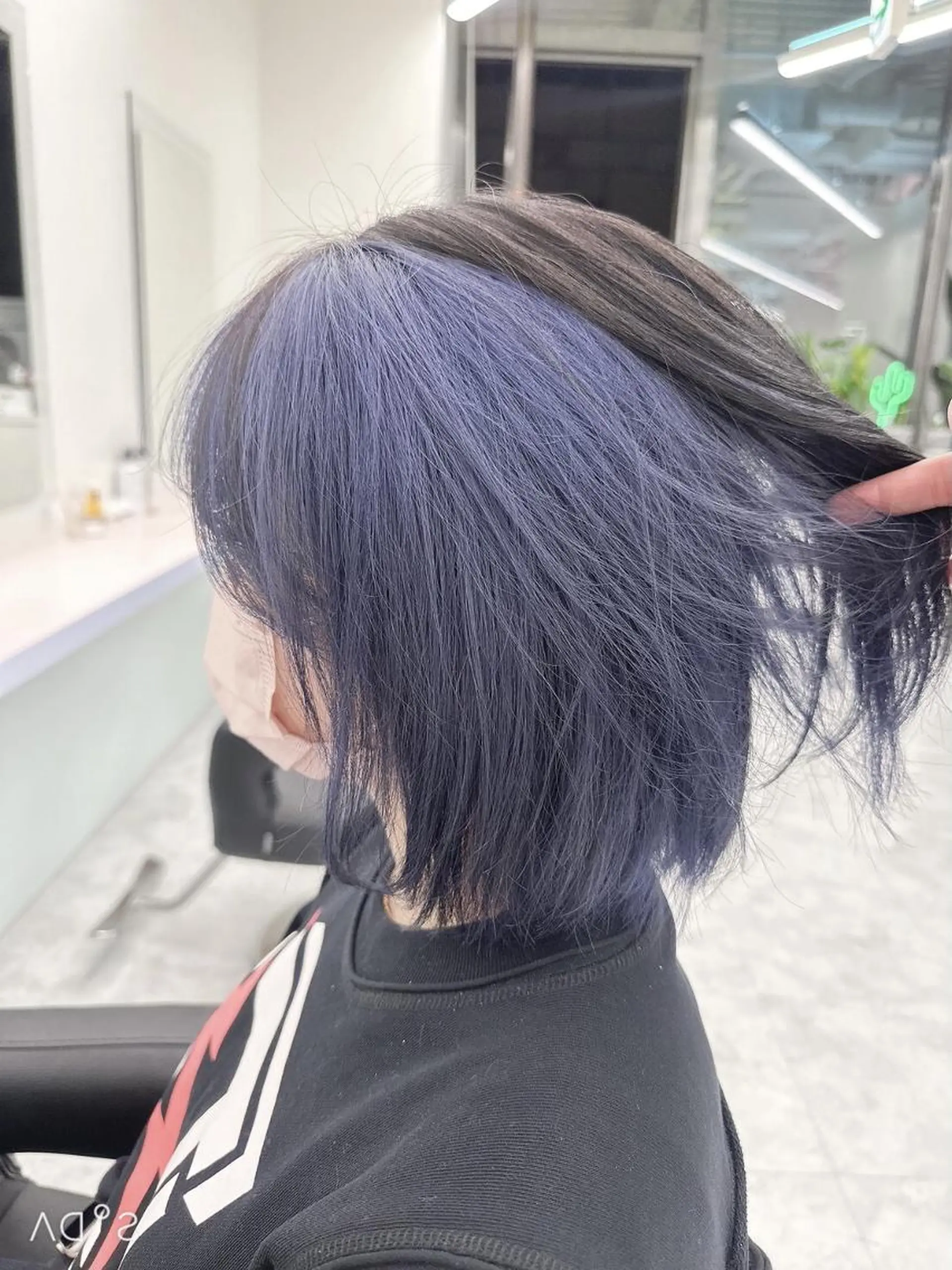 セミロング ヘアカラー トリートメント ヘッドスパ ヘアセット 韓国スタイル🇰🇷 トレンドレイヤー🪡のヘアスタイル