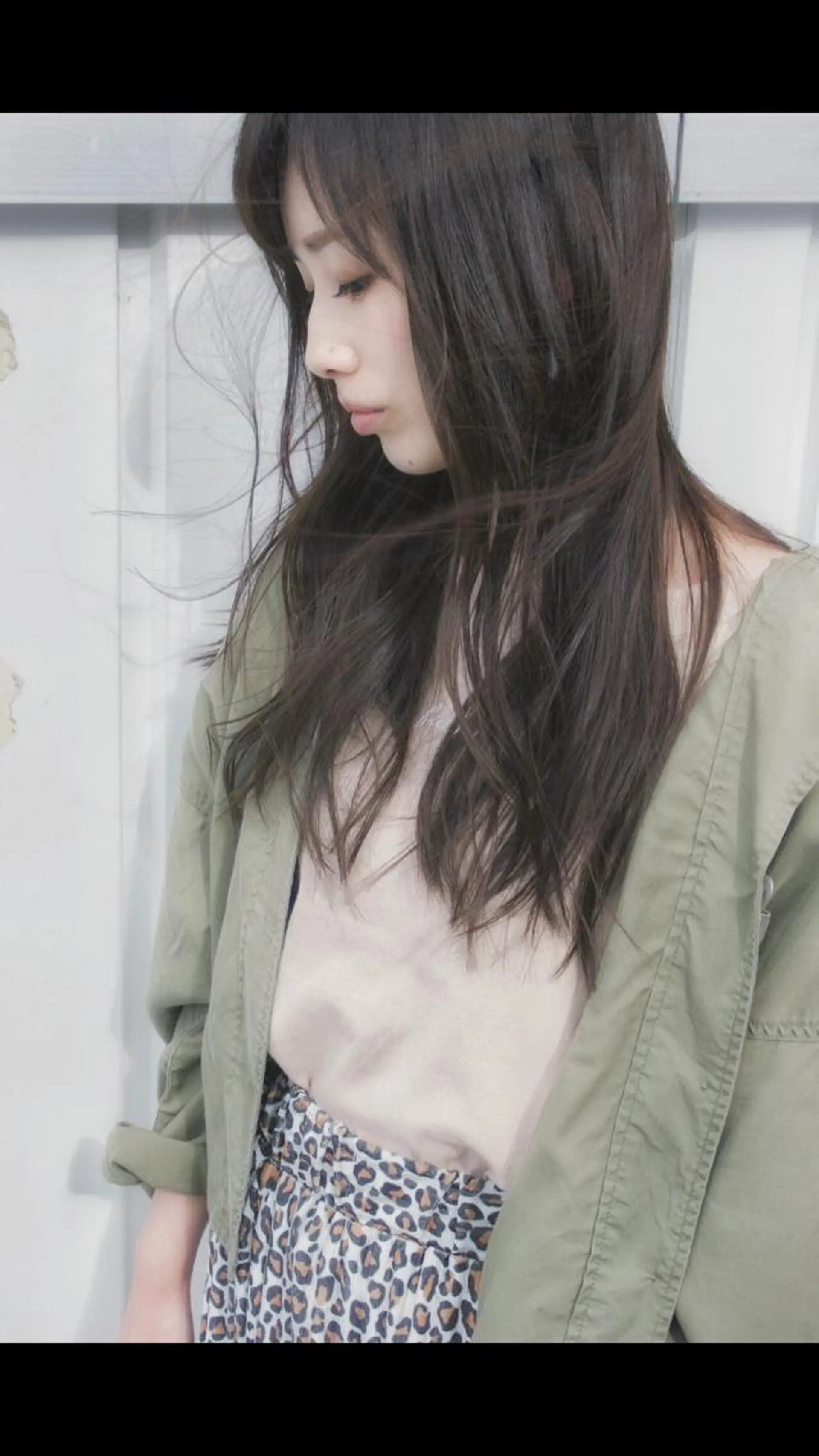 ロング ハイライト カット ヘアカラー トリートメント 山本 芳喜のヘアスタイル