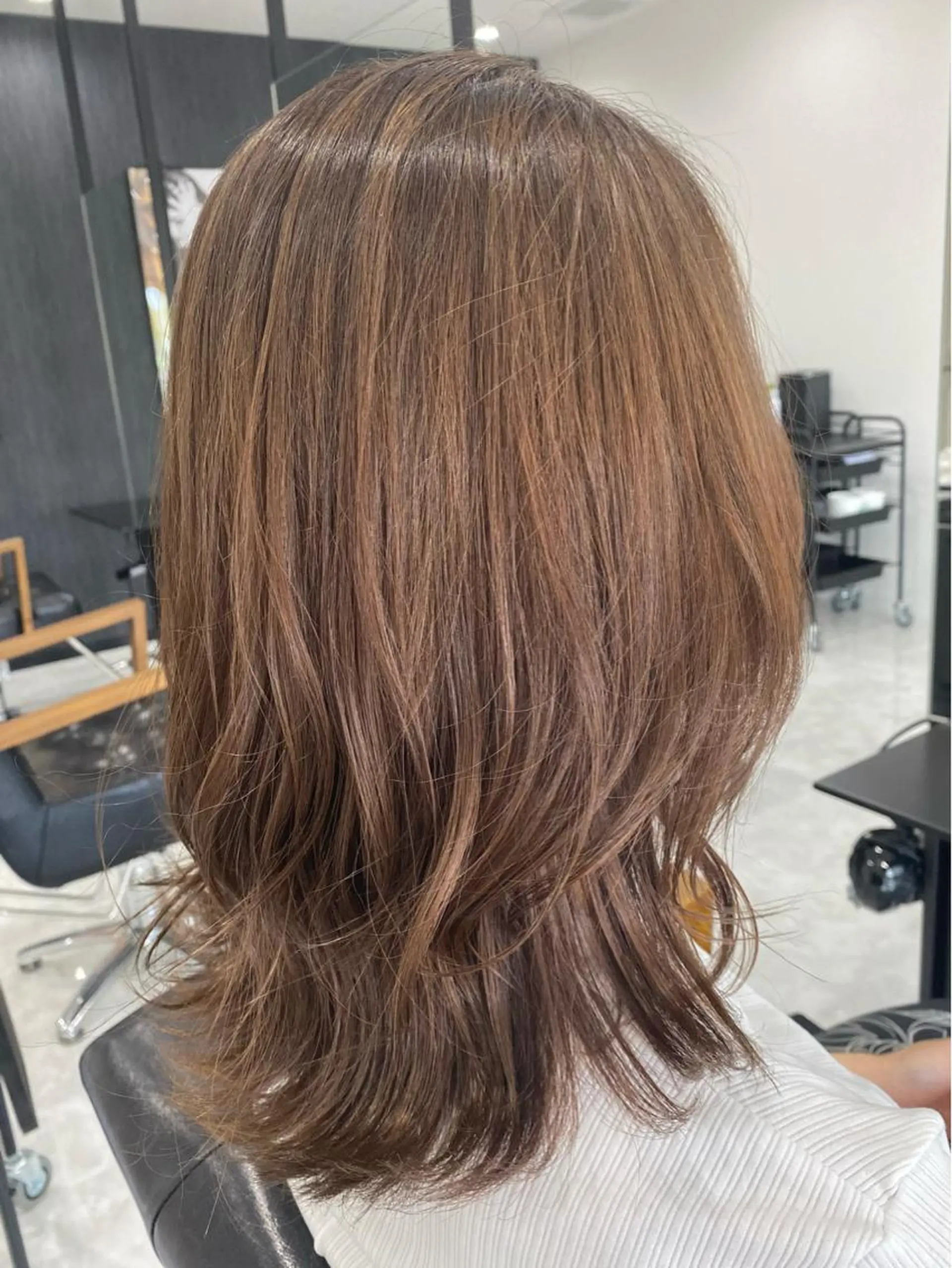 ミディアム アッシュ 透明感カラー🕊️✨ Mayu🦮🩶のヘアスタイル