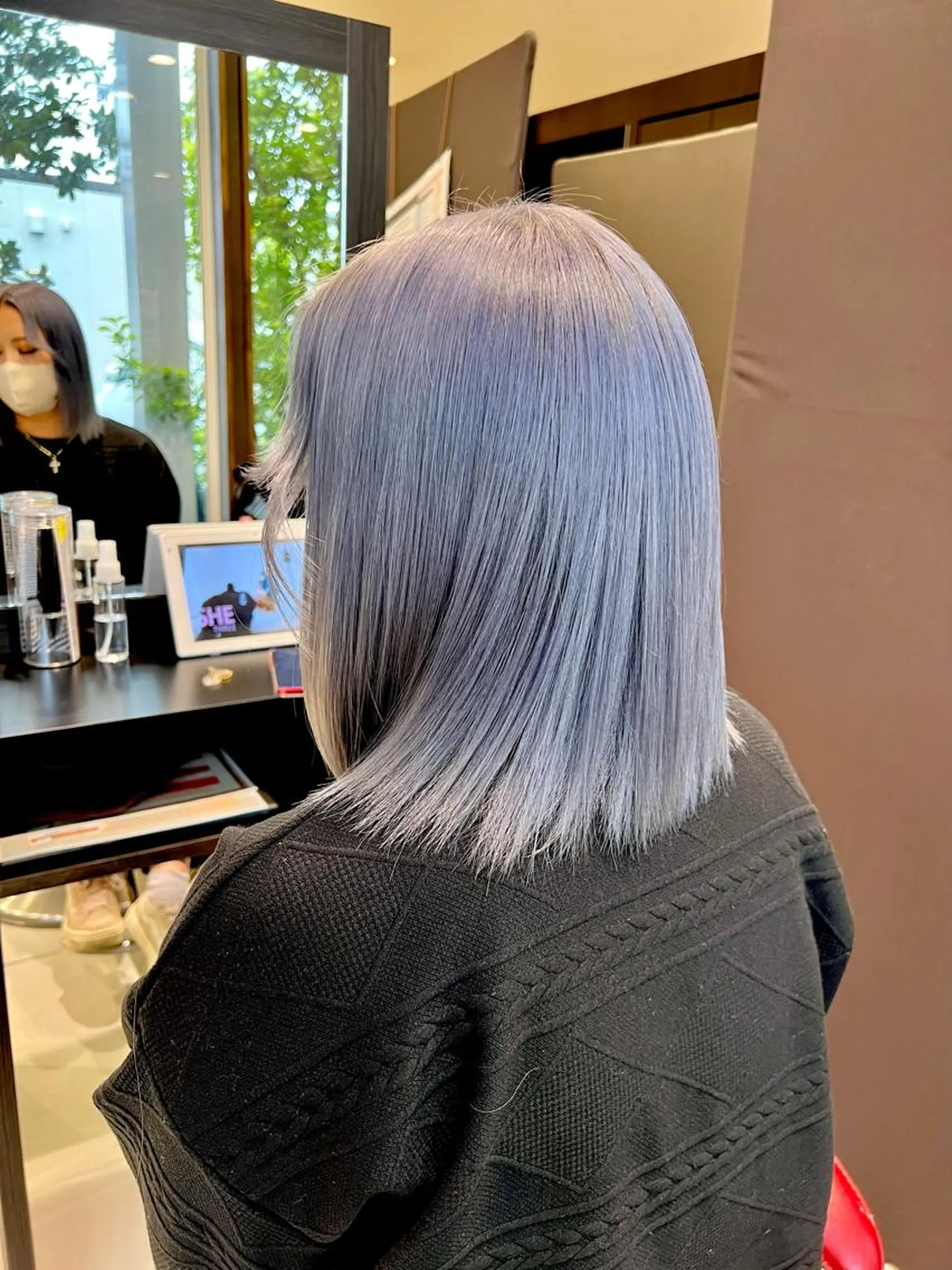 ミディアム 下條 真のヘアスタイル