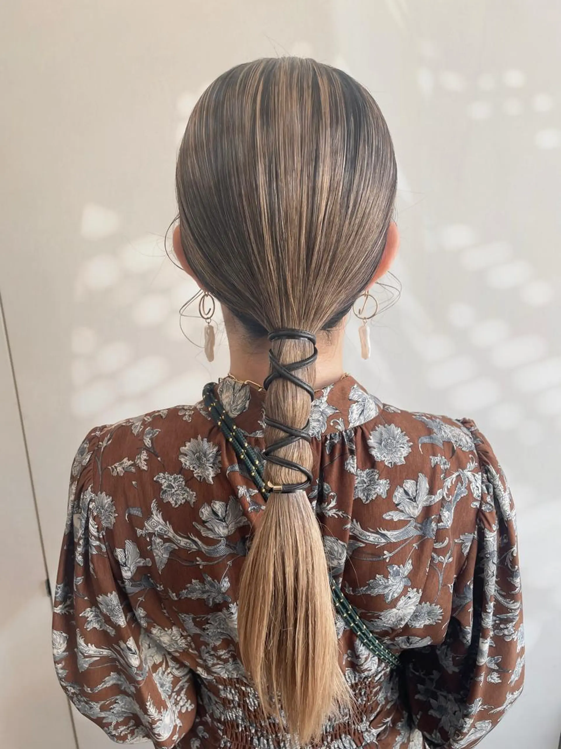 セミロング ヘアアレンジ ヘアメイク new meのヘアスタイル