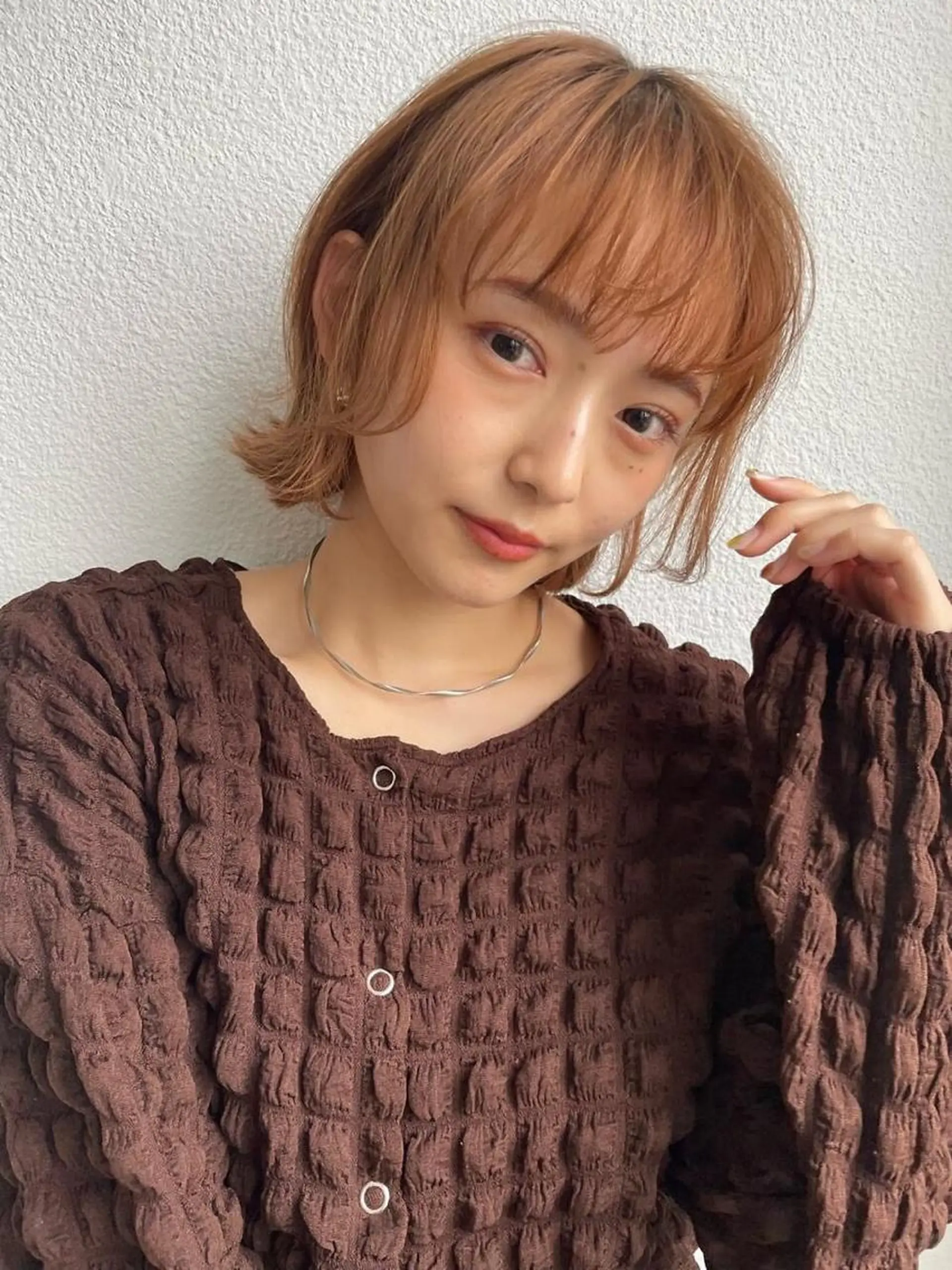 ミディアム カラー カット ヘアカラー トリートメント メンズパーマ特化🔥 ツイスパ/シャドウのヘアスタイル