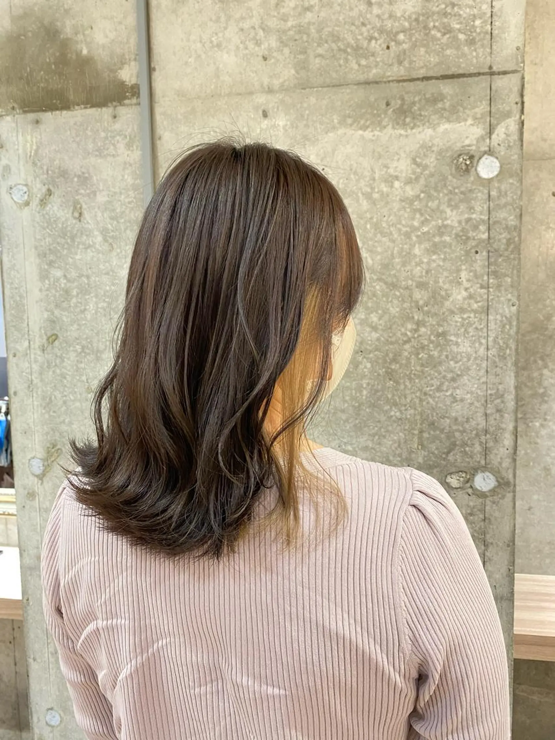 ミディアム 齋藤 椋哉のヘアスタイル