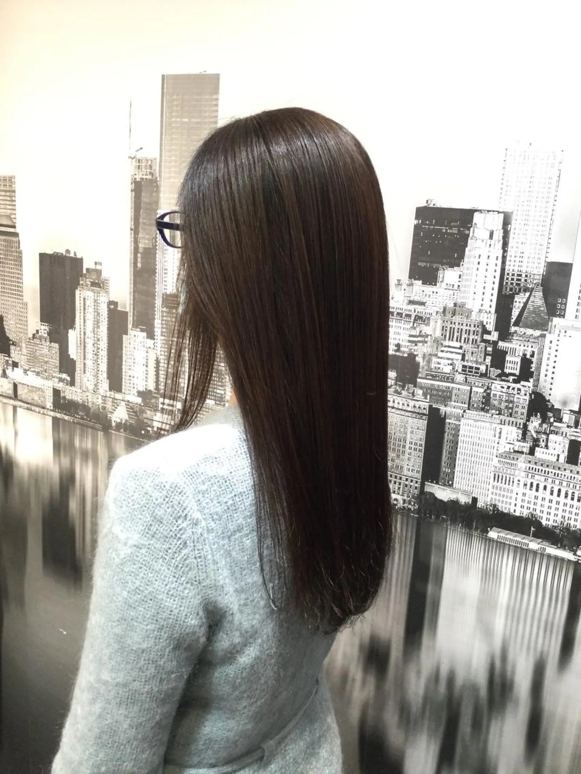 ロング カラー Annon プライベートサロンのヘアスタイル