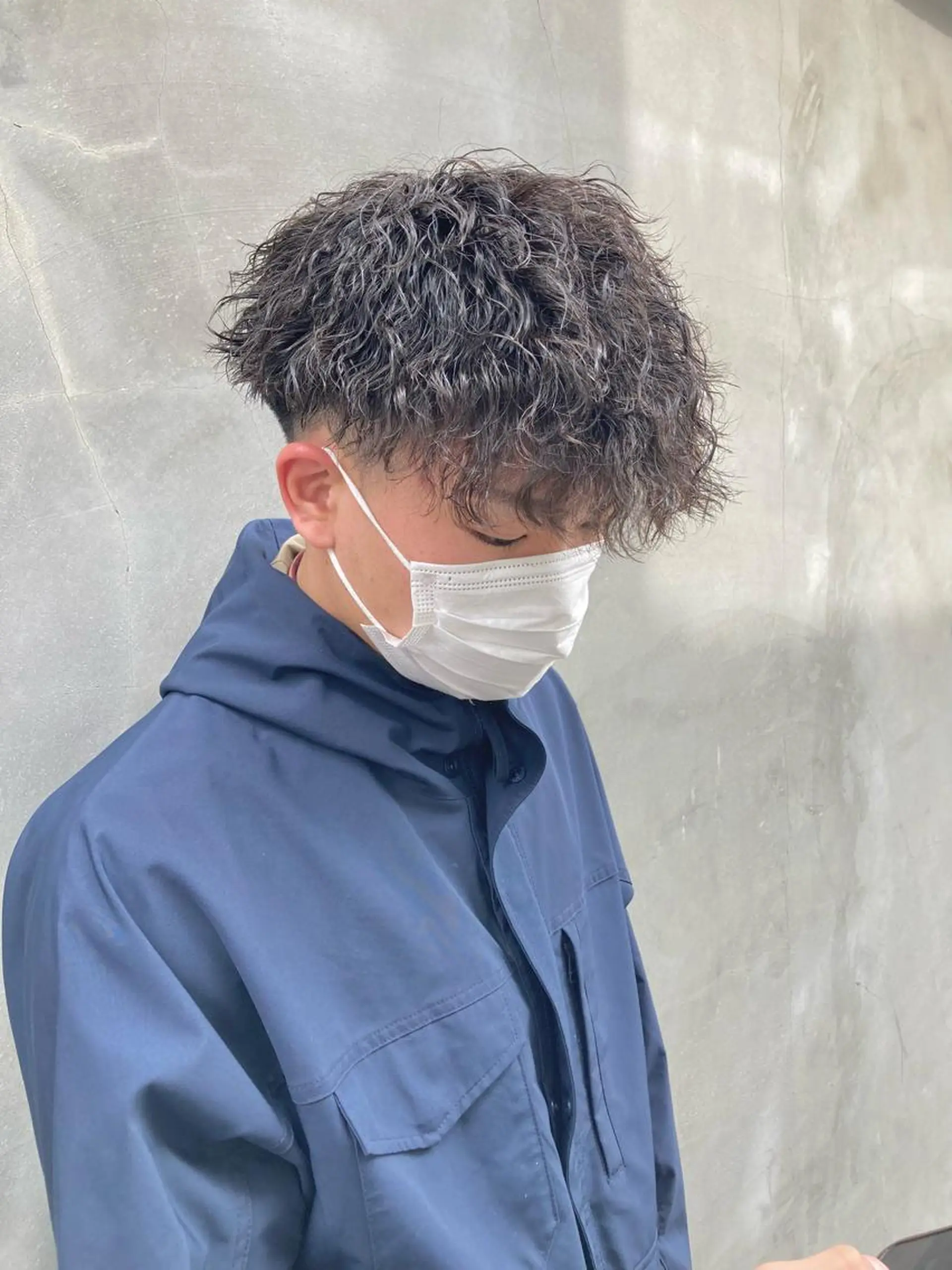 パーマ メンズ メンズパーマ ツイストスパイラルパーマ スパイラルパーマ SCENEbyRAD helmのヘアスタイル