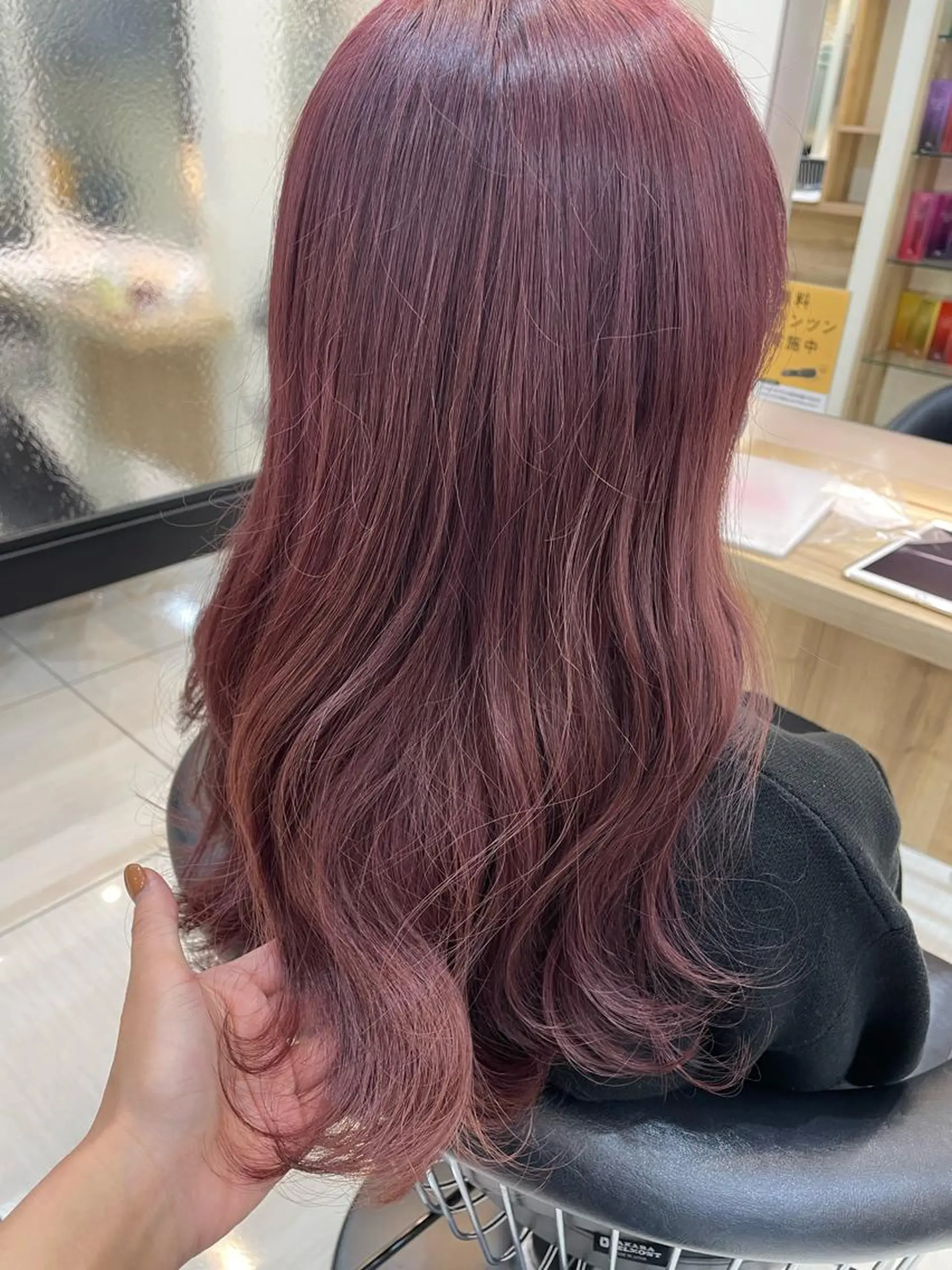 ロング カラー ブリーチ カシス ヘアカラー 田野倉NEXT店 美髪ニストのヘアスタイル