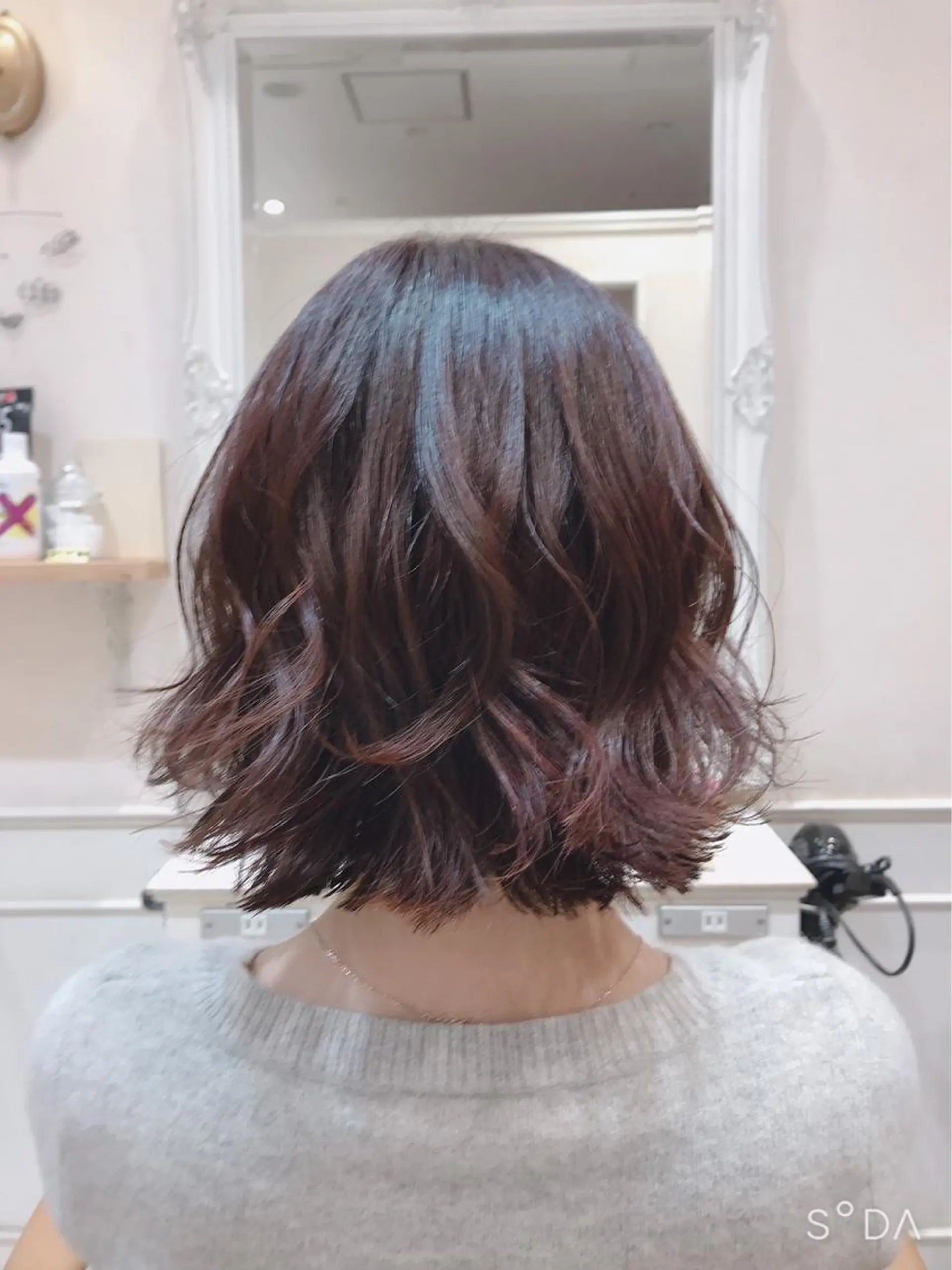 ミディアム カラー ツヤ髪カラー💎 佐藤あきのヘアスタイル