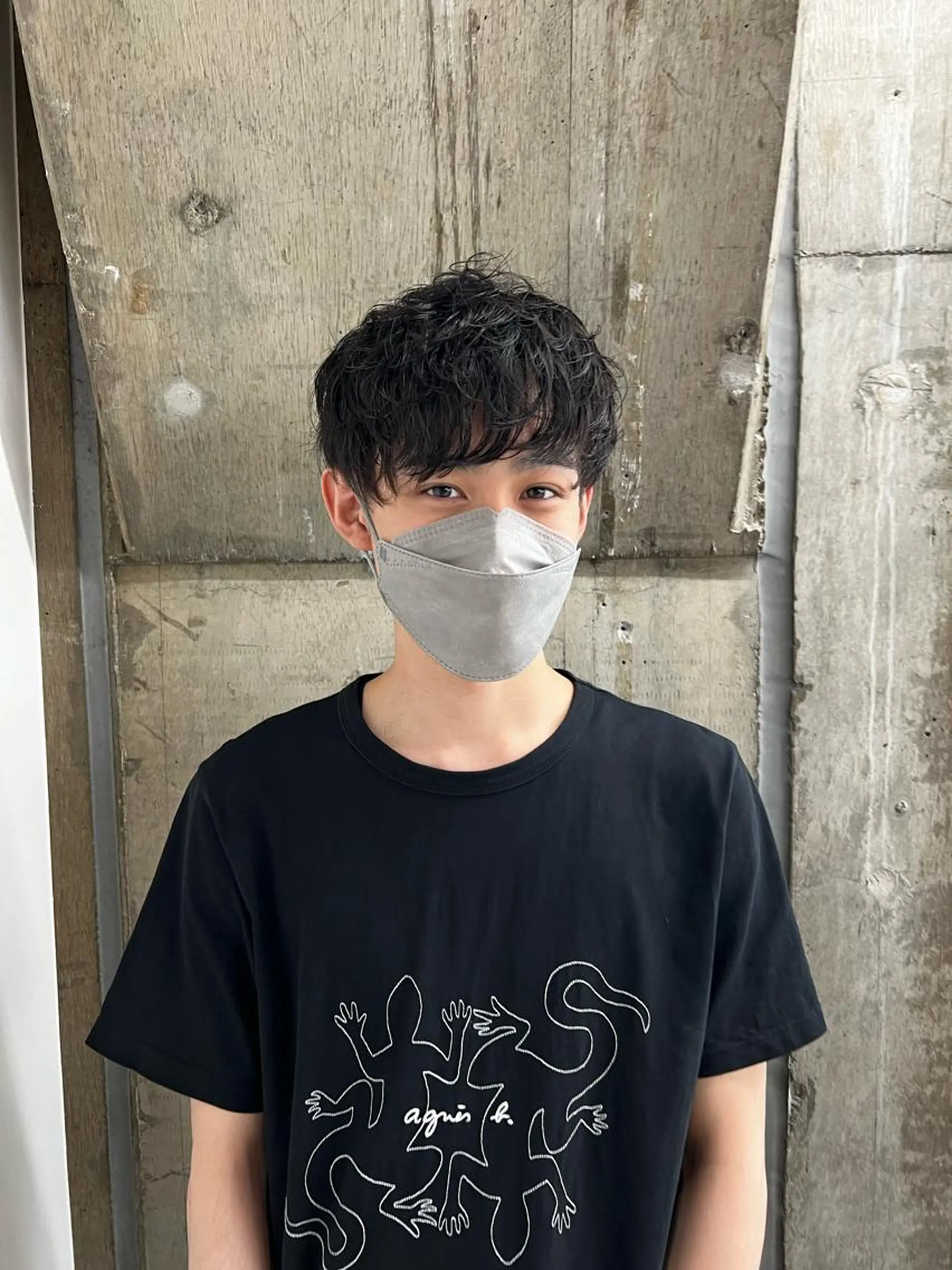 ショート カラー パーマ メンズ メンズパーマ ショートヘア スパイラルパーマ カット トリートメント メンズパーマ /SUNAOのヘアスタイル