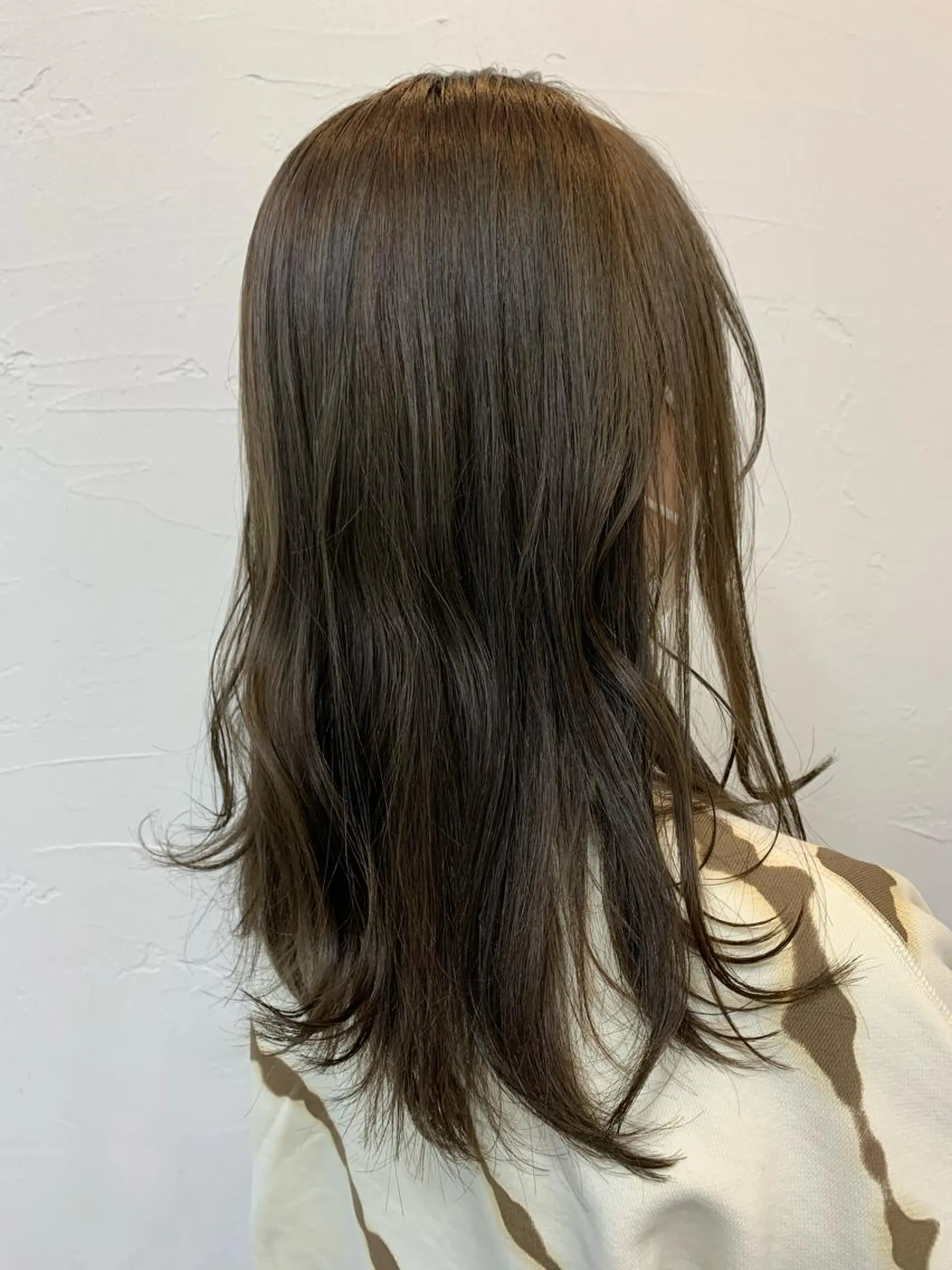 セミロング カラー CHIC 岩下真衣のヘアスタイル