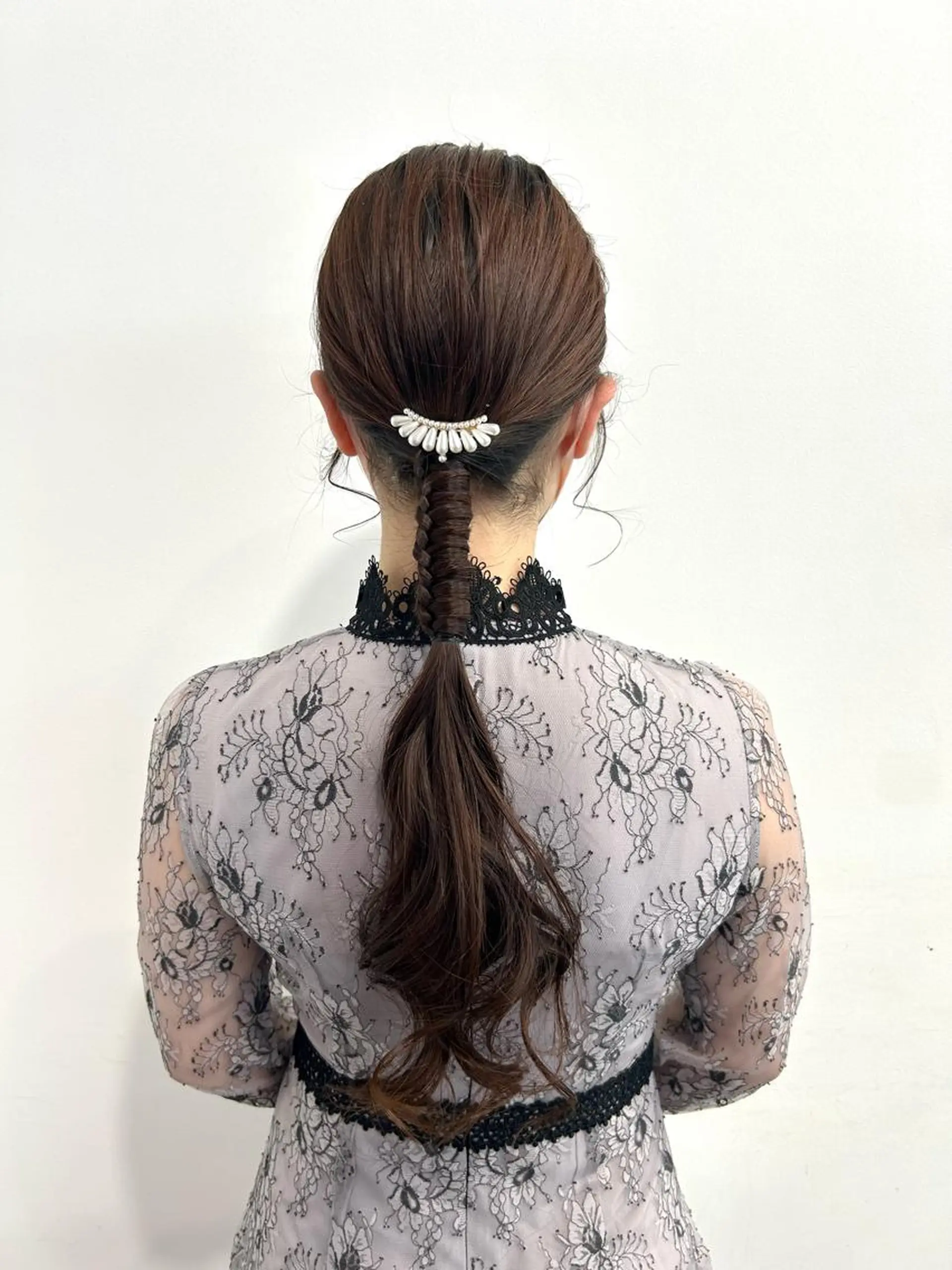 ロング ボブ 髪質改善 レイヤーカット ヘアセット MiRI💜地毛級 エクステ✖似合わせ技のヘアスタイル