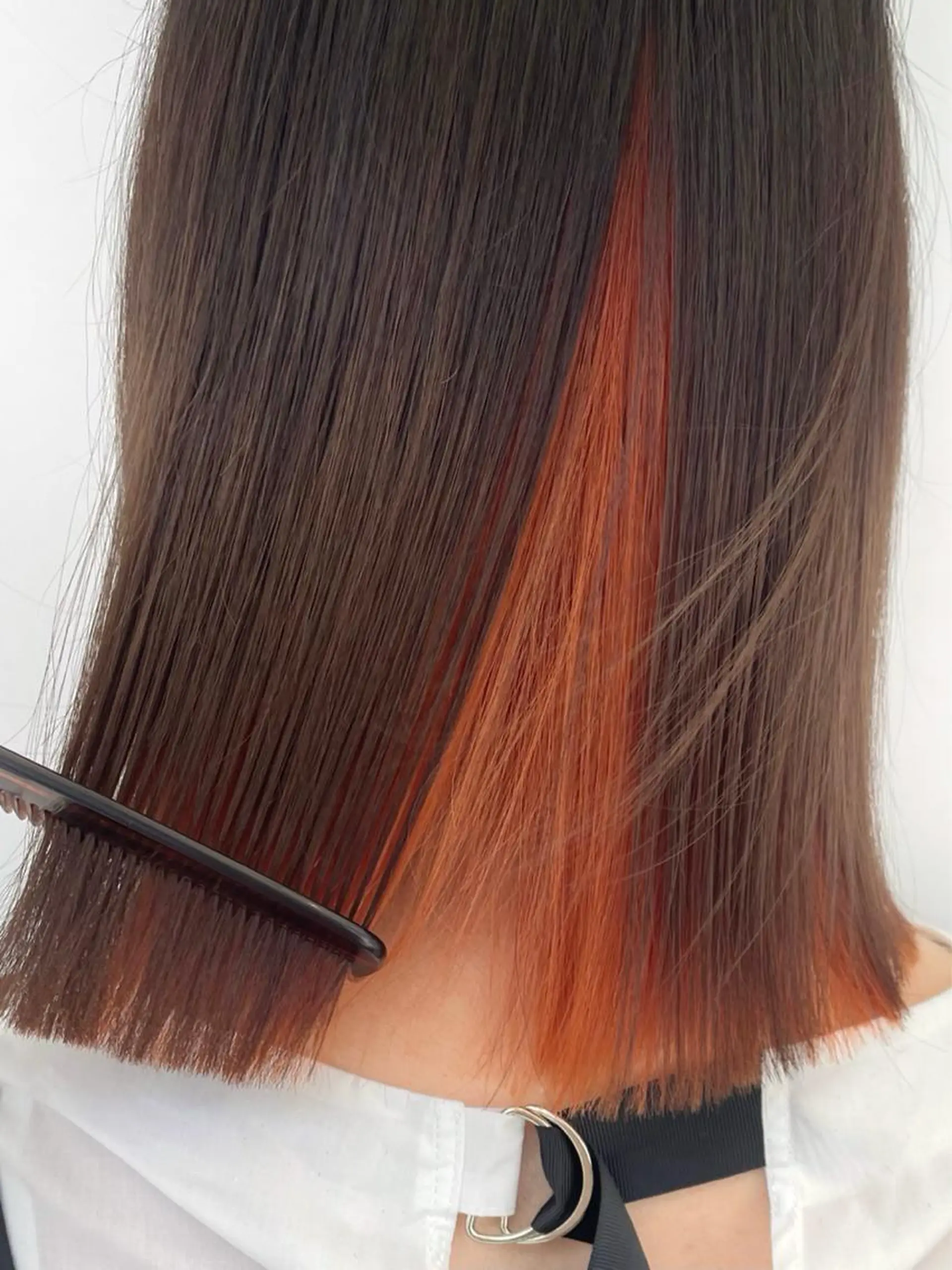 セミロング カラー ヘアアレンジ ヘアカラー トリートメント mowen RUIのヘアスタイル