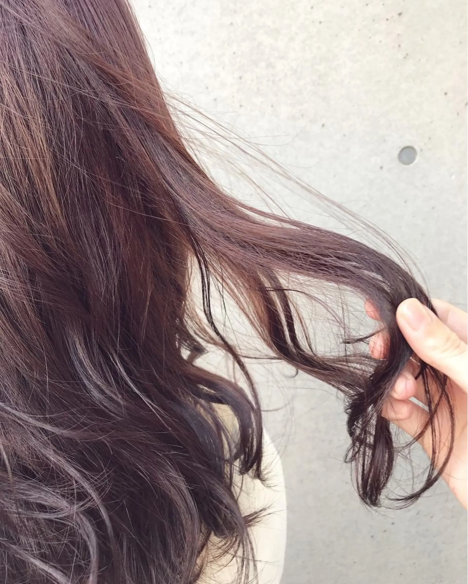 セミロング カラー ヘアアレンジ イルミナカラー ラベンダーカラー ラベンダーピンク ピンクカラー Satsuki ✂︎♡のヘアスタイル