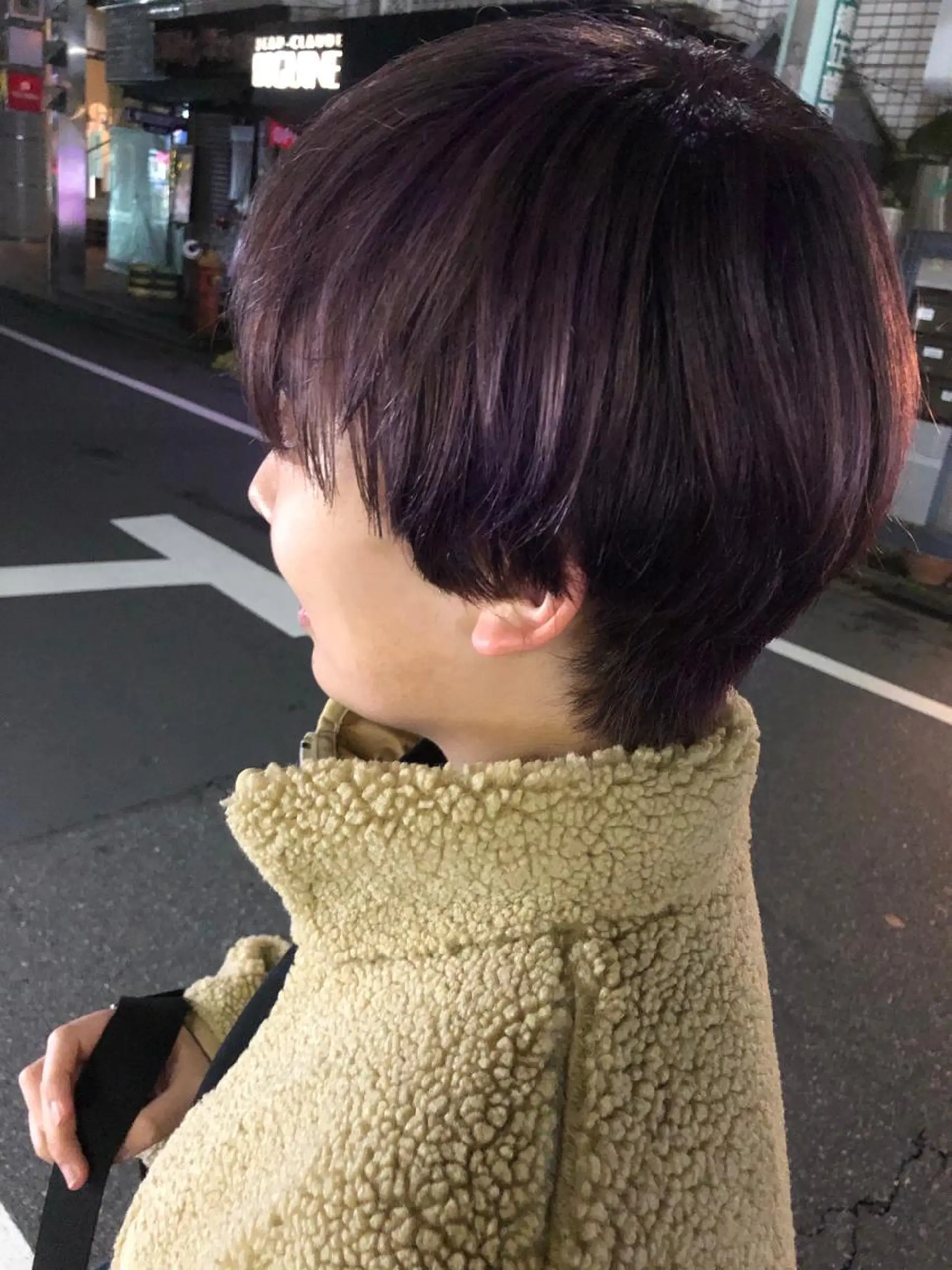 ショート カラー アッシュ パープルカラー パープルアッシュ 西山梨々【5/1〜 復帰致します🌼】のヘアスタイル