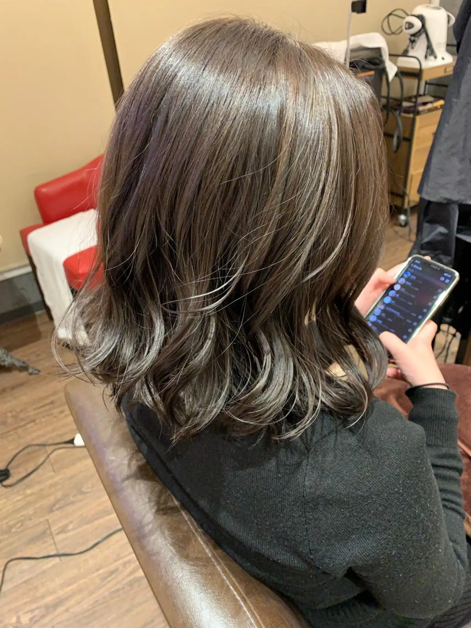 ミディアム 小貫 航平のヘアスタイル