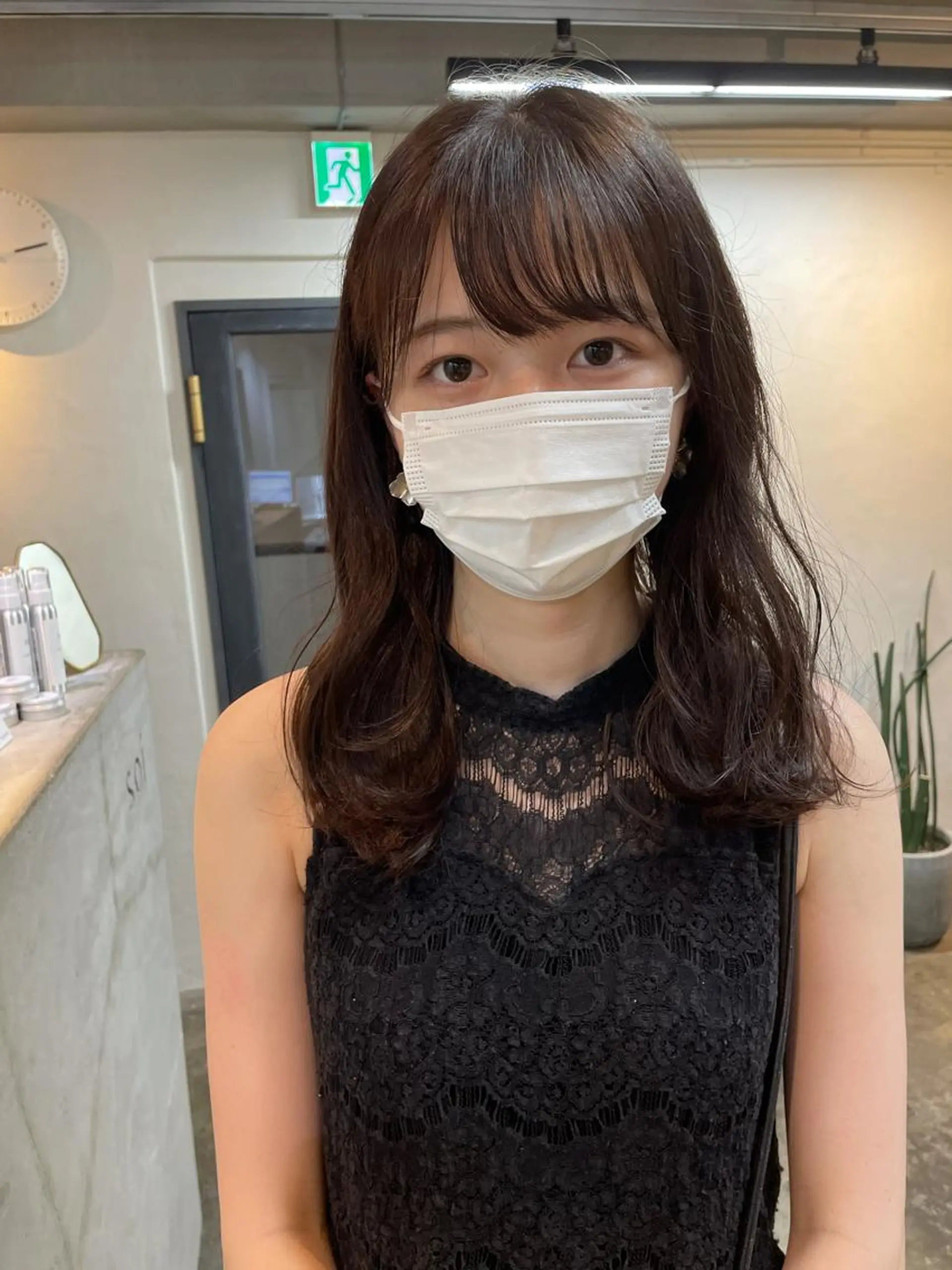 ミディアム 斎藤祐樹 /レイヤー/パーマのヘアスタイル