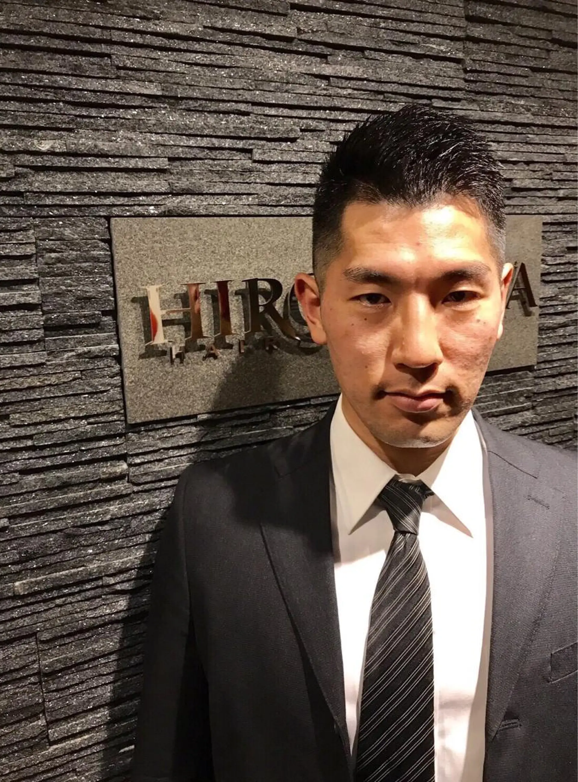 ショート メンズ ビジネス メンズベリーショート ベリーショート ショートヘア ヒロ銀座御徒町店長 孫田航平のヘアスタイル