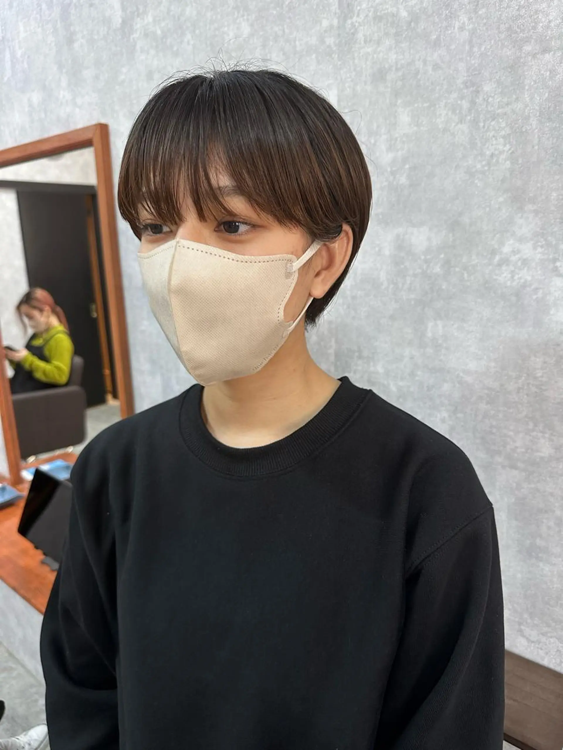 ショート 切りっぱなしボブ ショートボブ ハンサムショート 丸みショート アッシュ C’LD hair  produce /シールドヘア所属・モテ髪/ボブ/ショー ト/アダチフウトのヘアスタイル