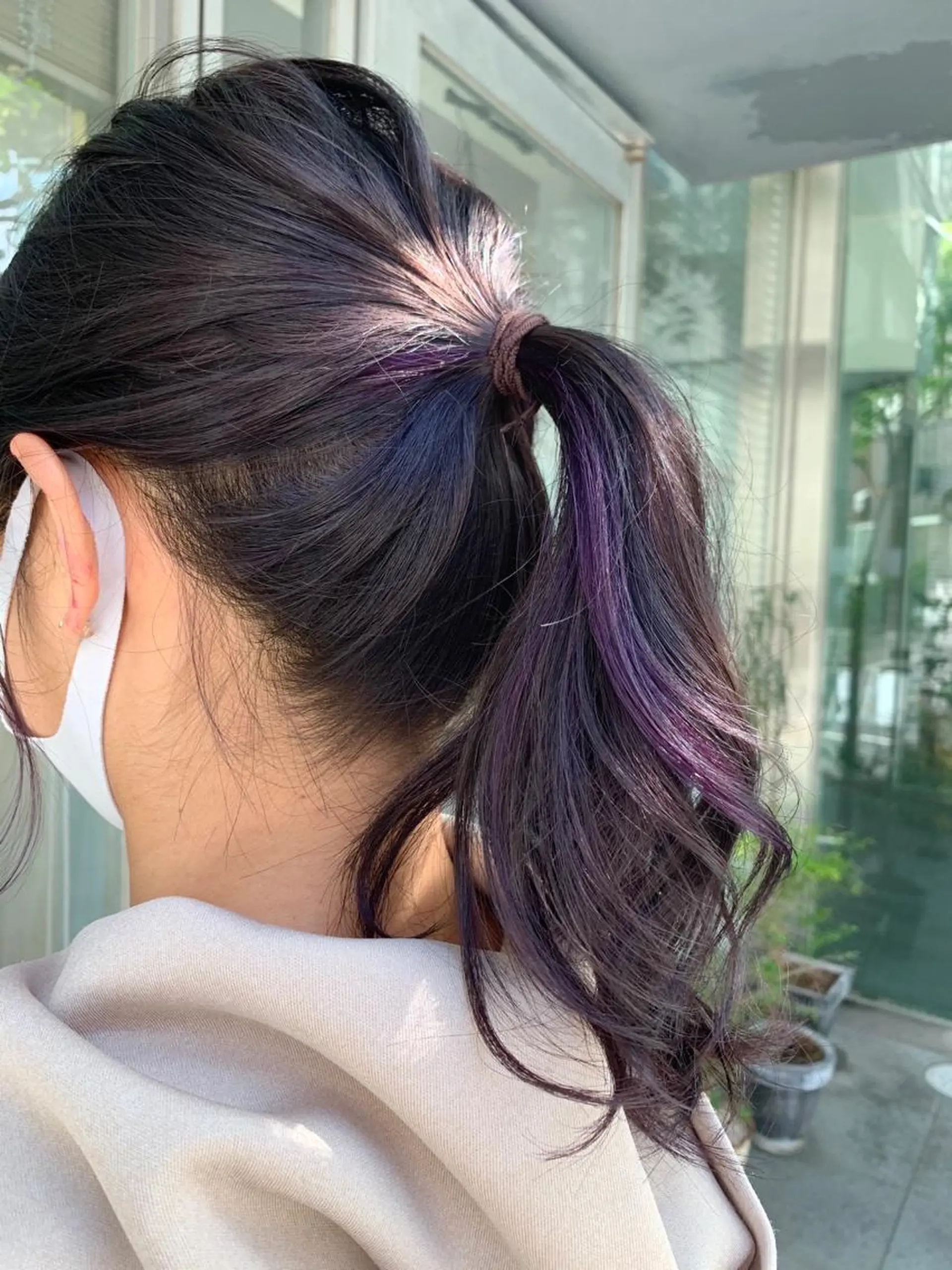 セミロング カラー fio マナミのヘアスタイル