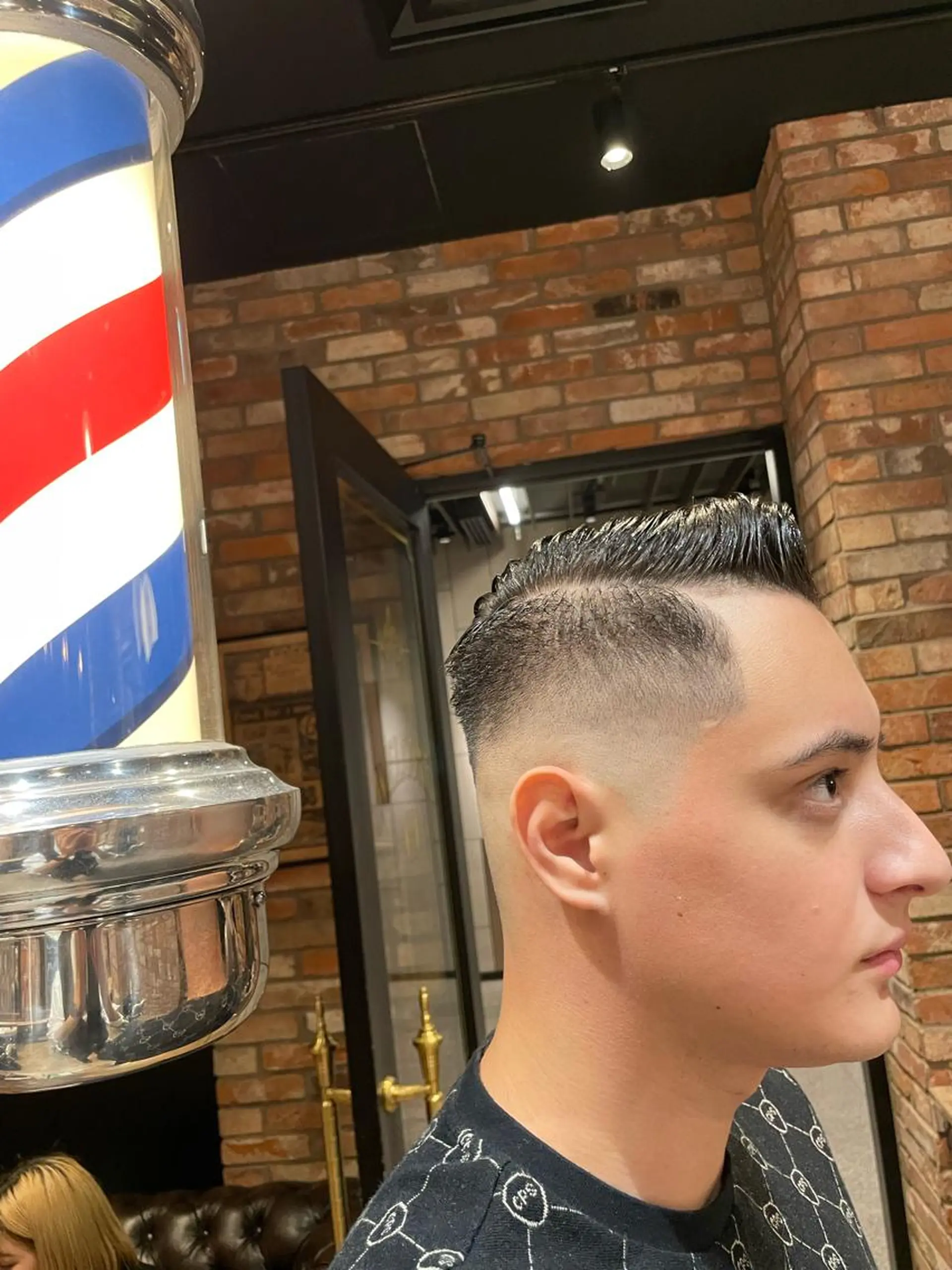 メンズ フェードカット 横尾 太尊ビジネススタイルのヘアスタイル