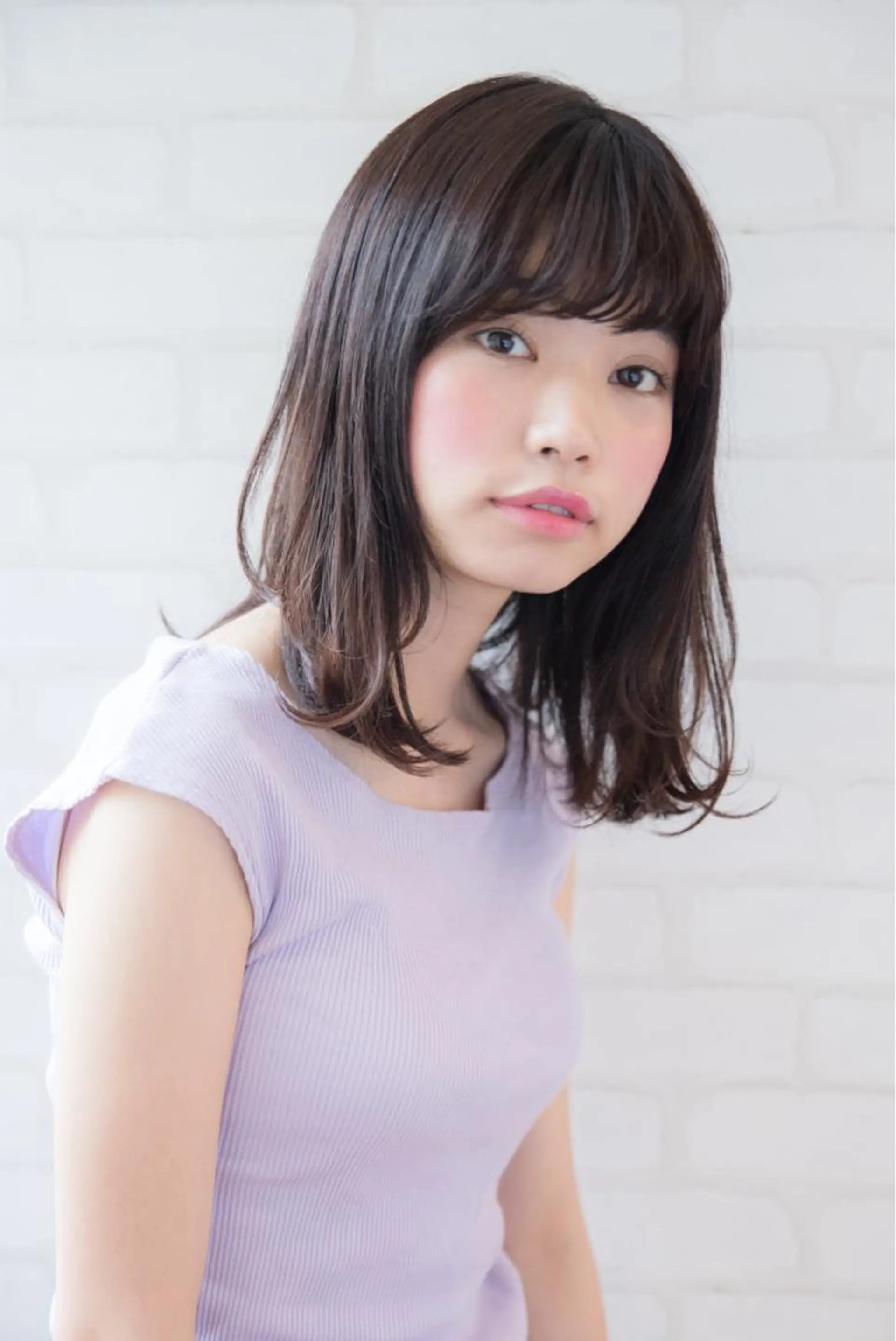 ミディアム カット ヘアカラー トリートメント 高橋 一矢のヘアスタイル