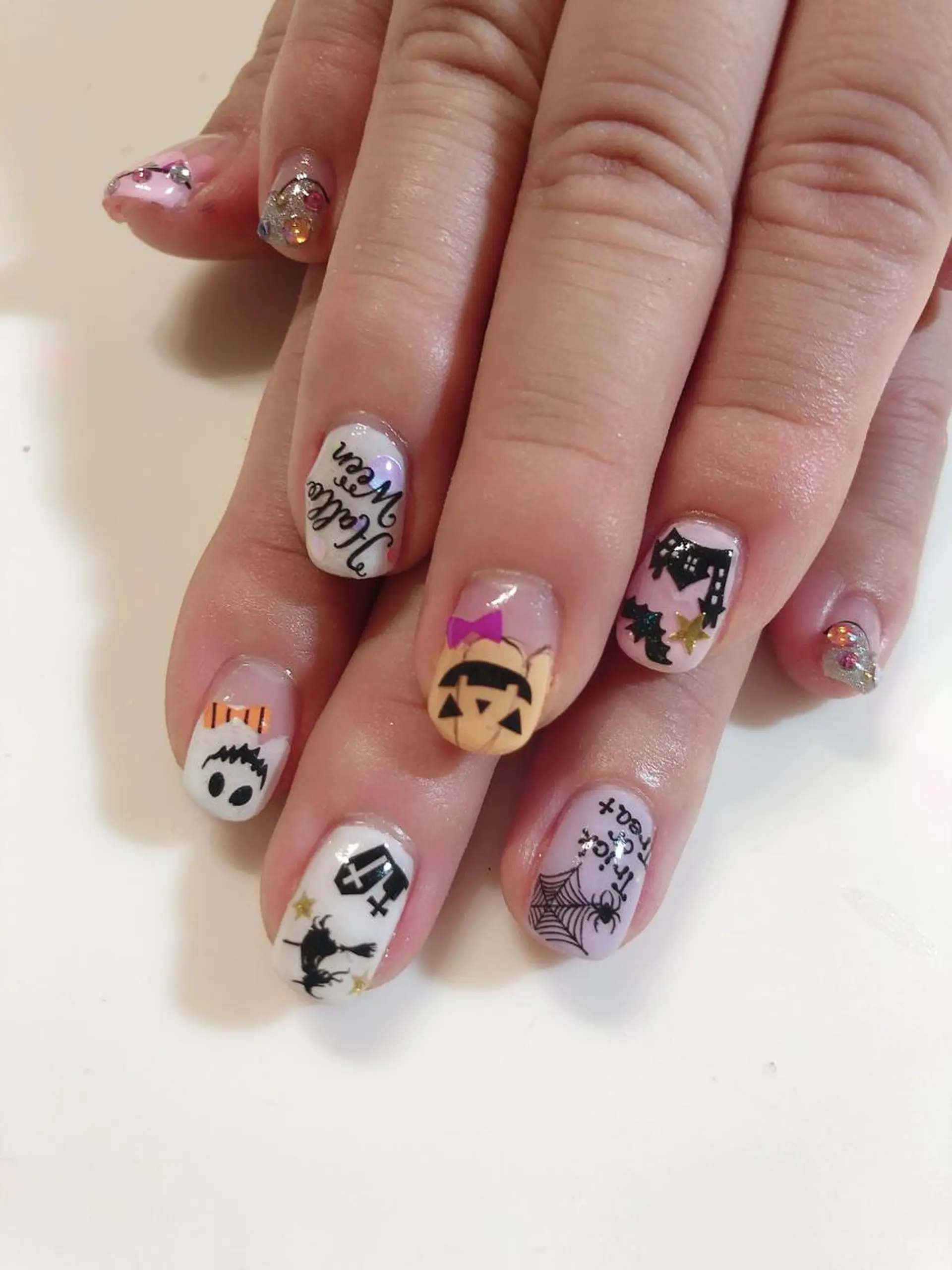 ネイル ハロウィン ハンドネイル * haruのネイルデザイン
