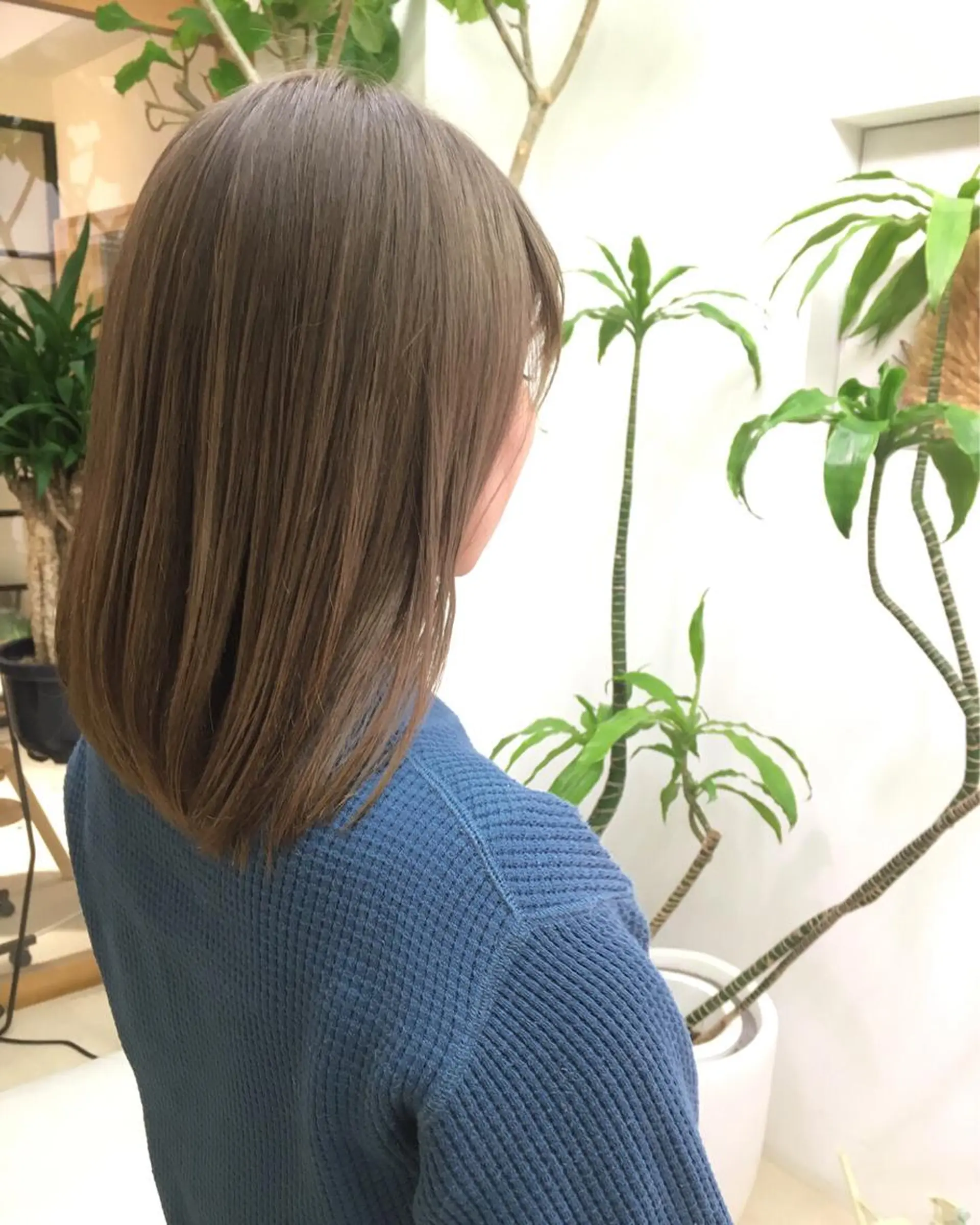 ミディアム 安永 涼のヘアスタイル