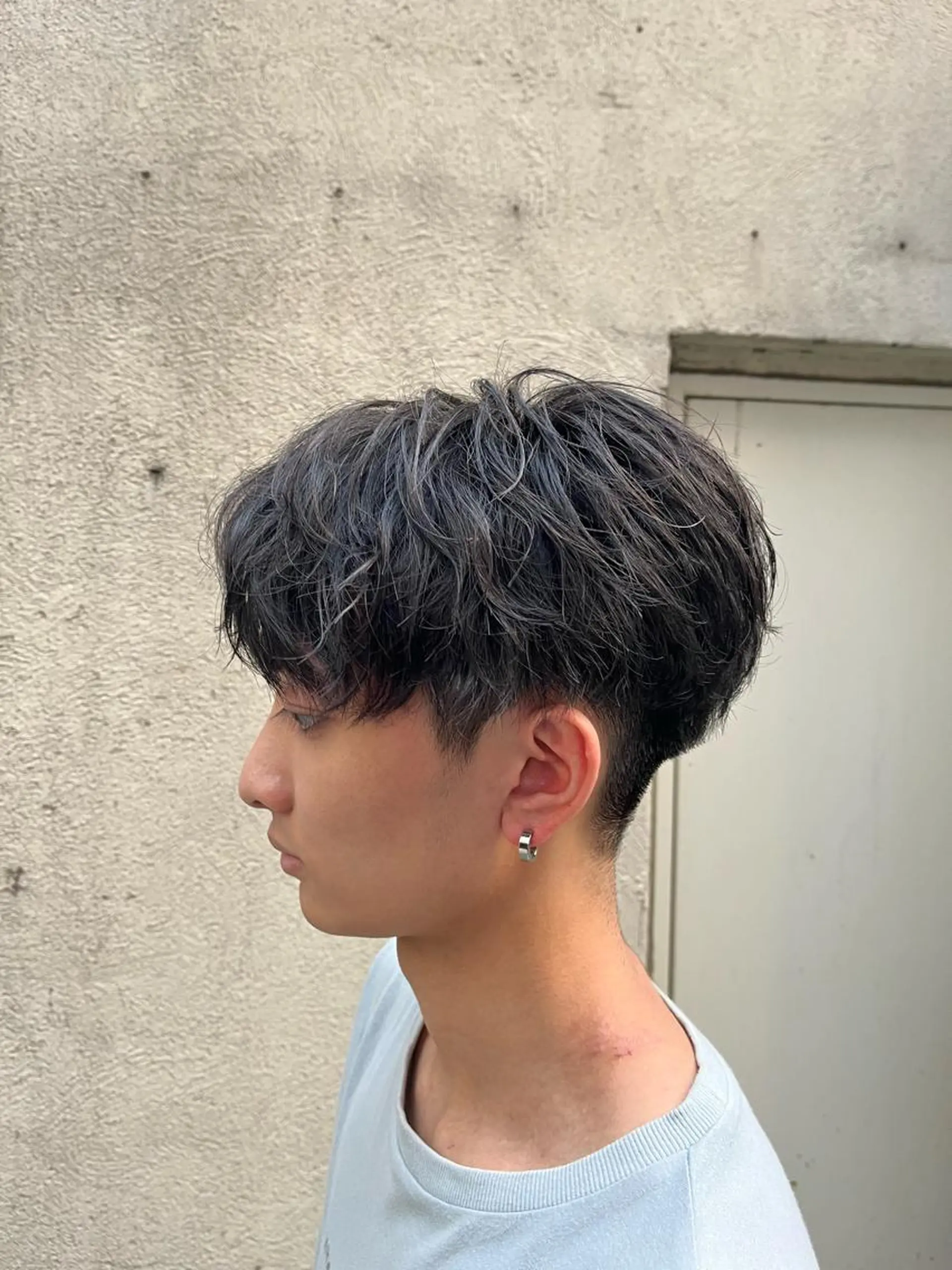 ショート パーマ メンズ カット パーマ トリートメント ヘアセット 🏆メンズヘア特化 🥇代表りんぺーのヘアスタイル