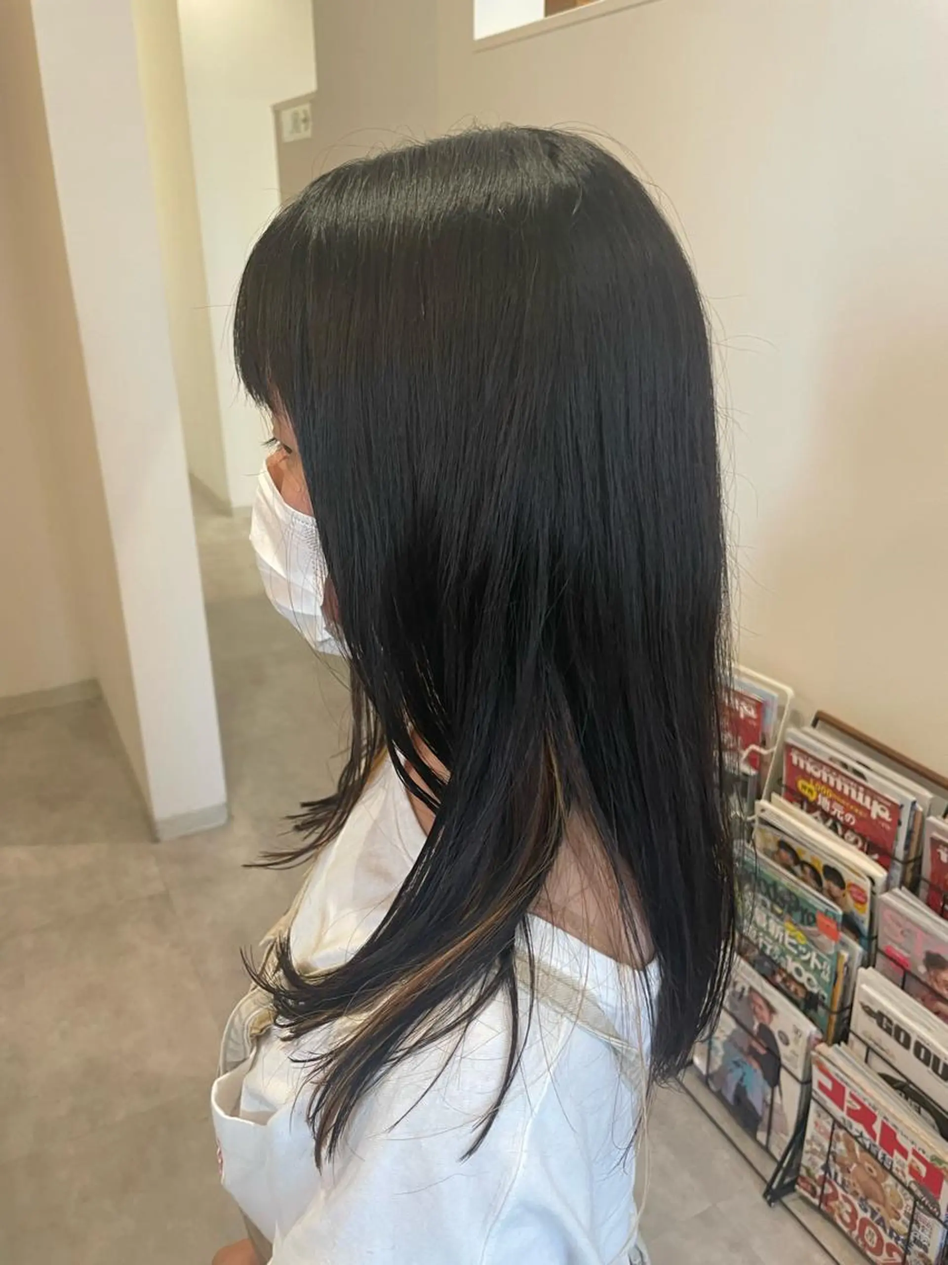 ロング パーマ トリートメント 山越 美裕樹のヘアスタイル