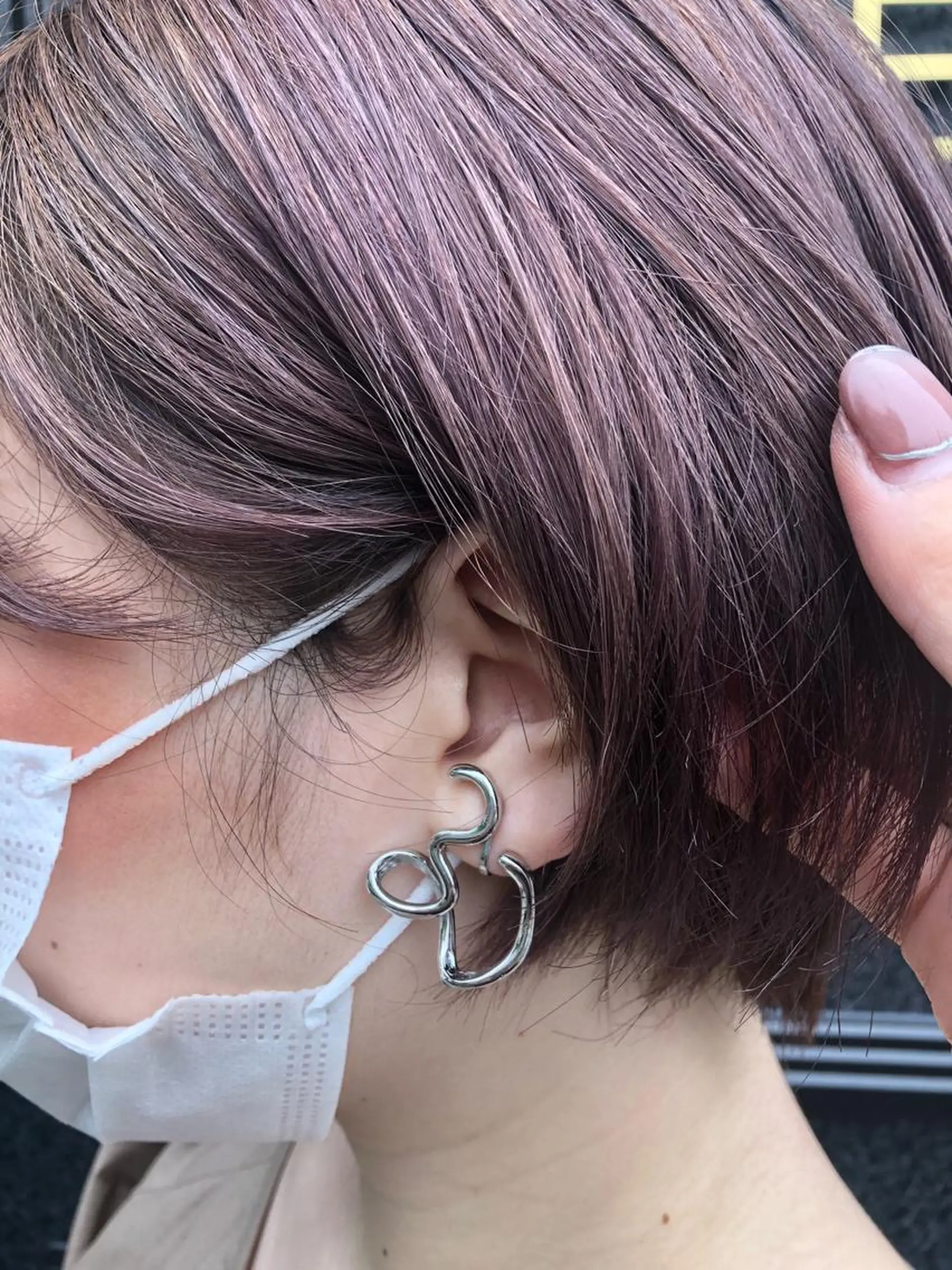 ショート カラー ピンクカラー ASHLEY/ miku.🥀のヘアスタイル