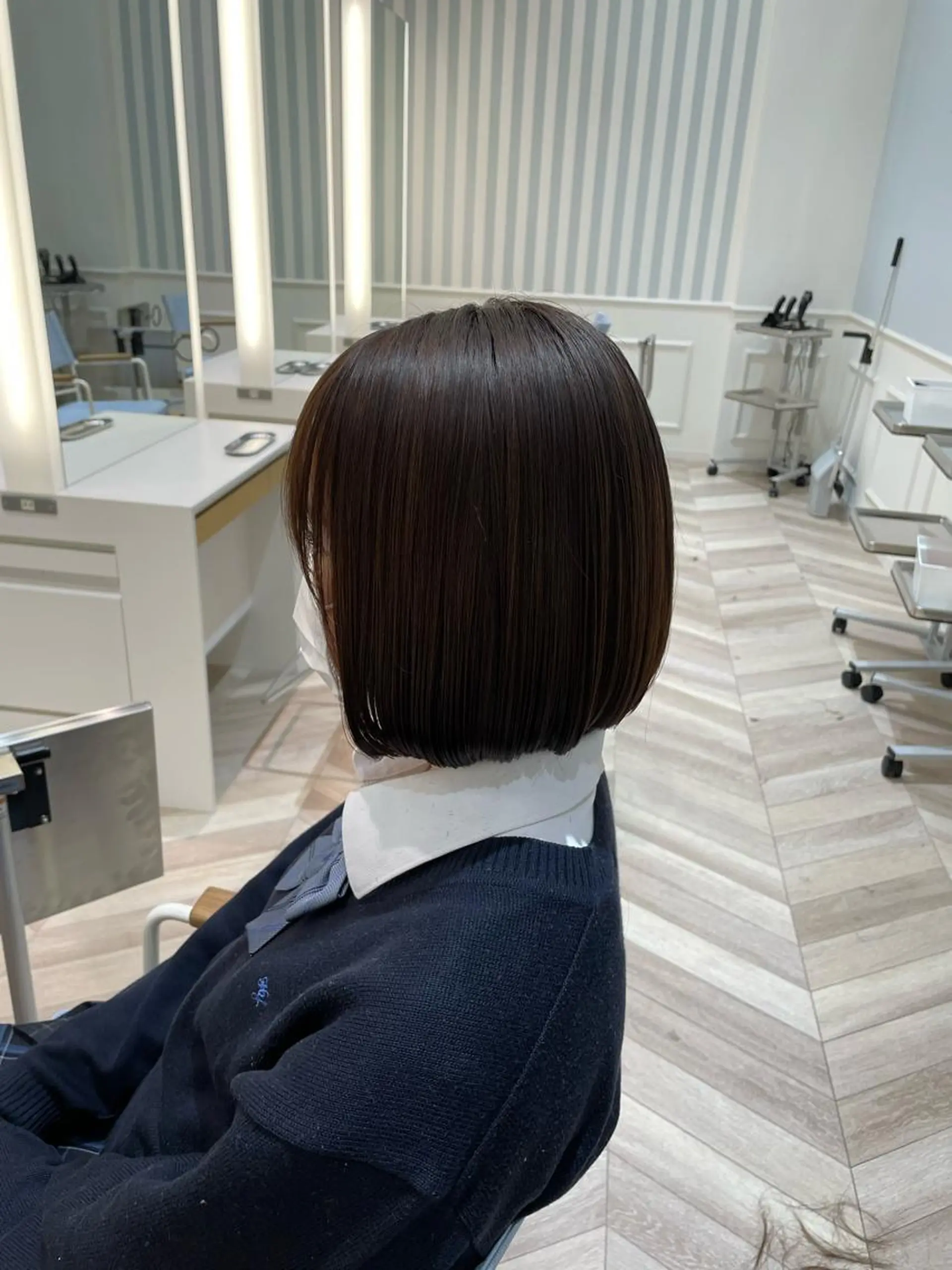 ショート カラー カット 縮毛矯正 トリートメント 淡路上新庄/髪質改善 .艶カラー/野口春貴のヘアスタイル