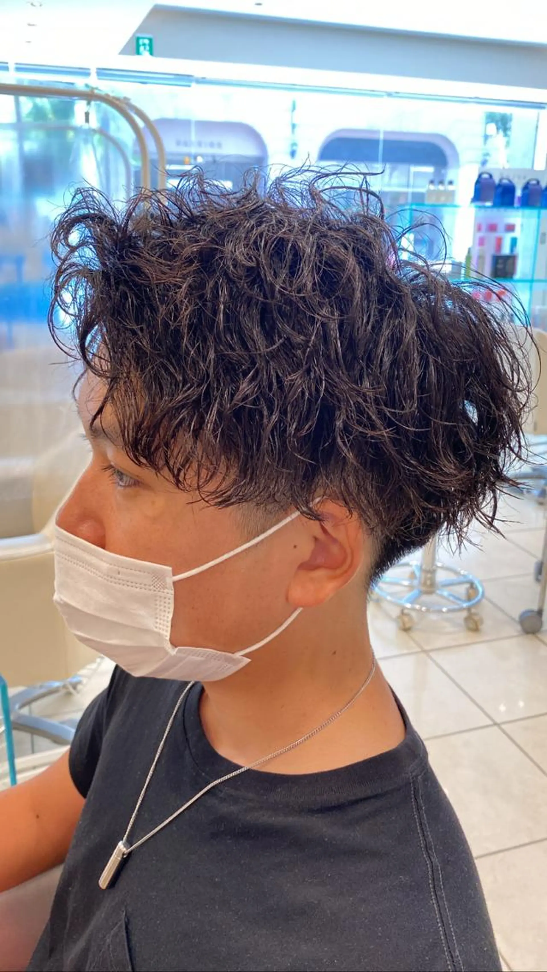 パーマ メンズ メンズパーマ 副店長ユウタのヘアスタイル